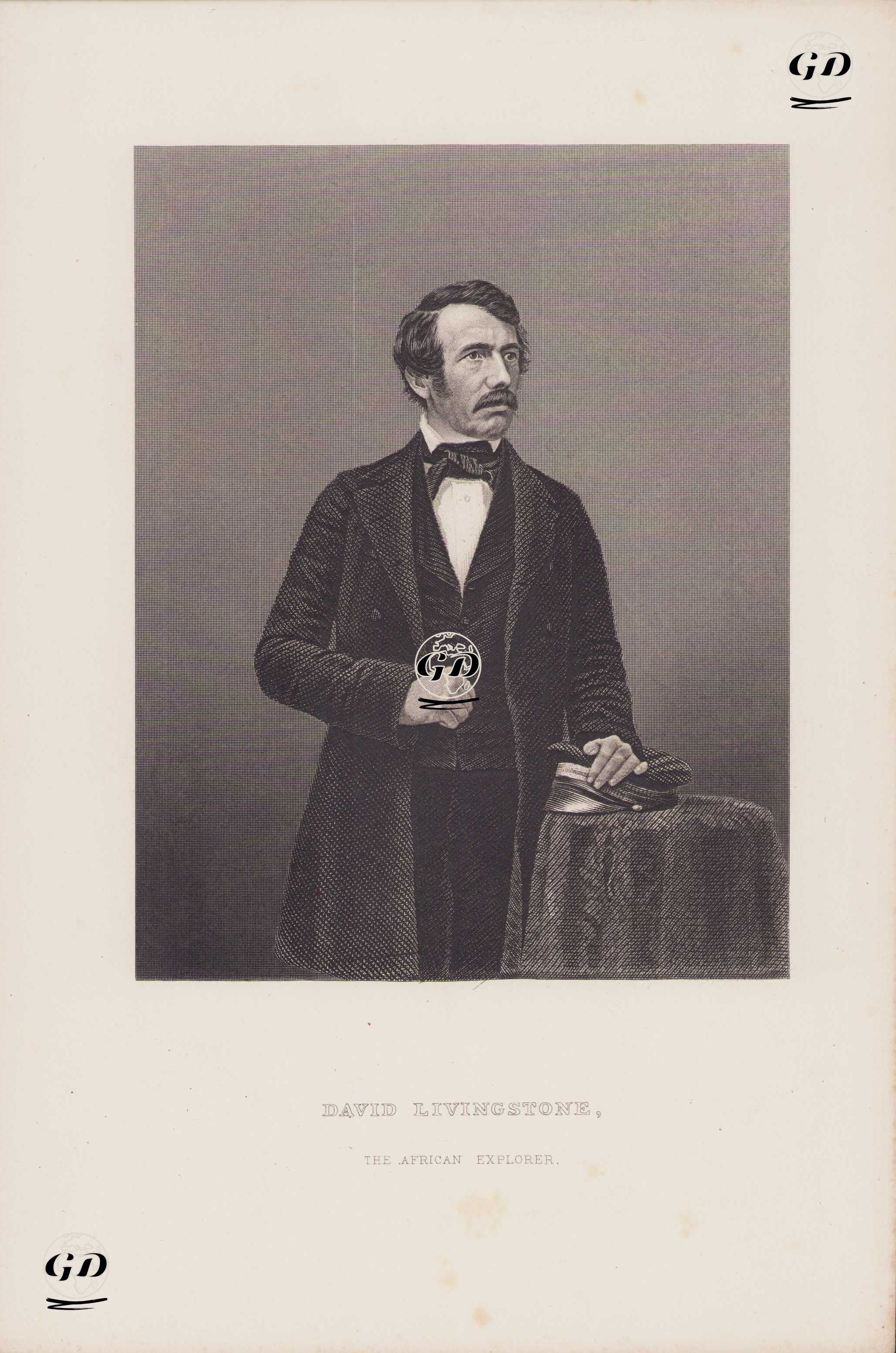David Livingstone, The African Explorer -  - 1850's-1860`s