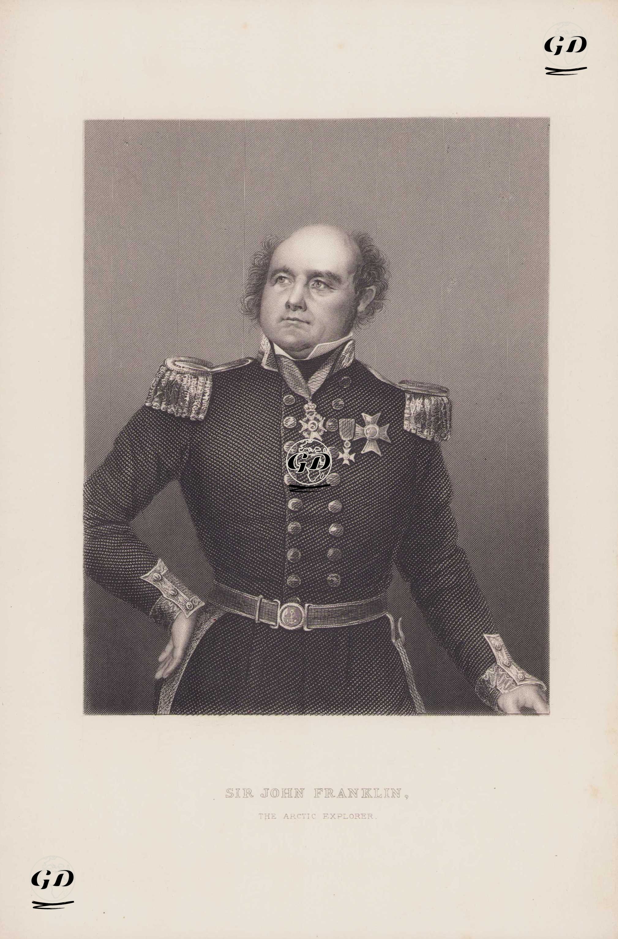 John Franklin, Kuzey Kutbu Kaşifi -  - 1850's-1860`s