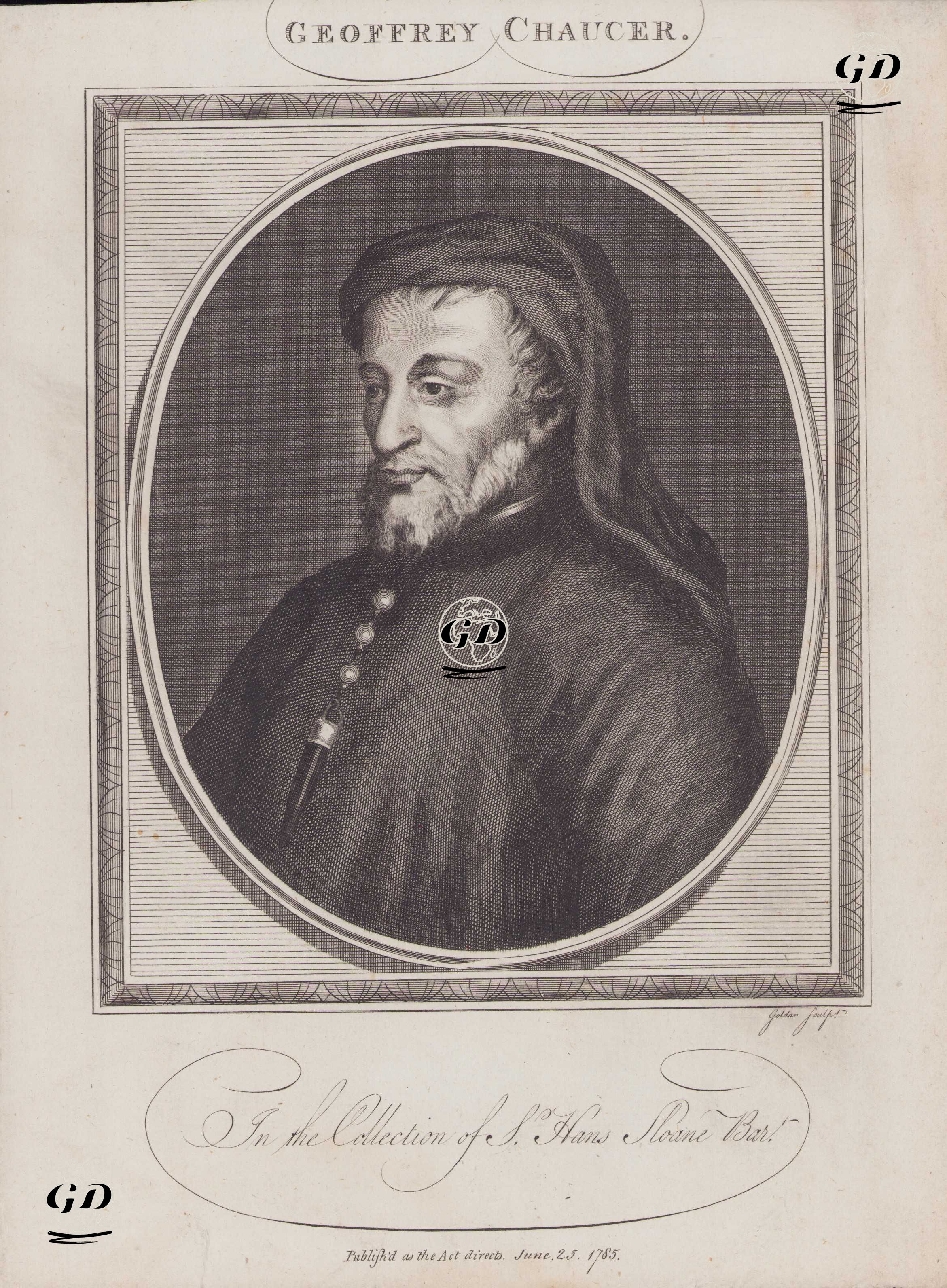 Geoffrey Chaucer -  - 1785