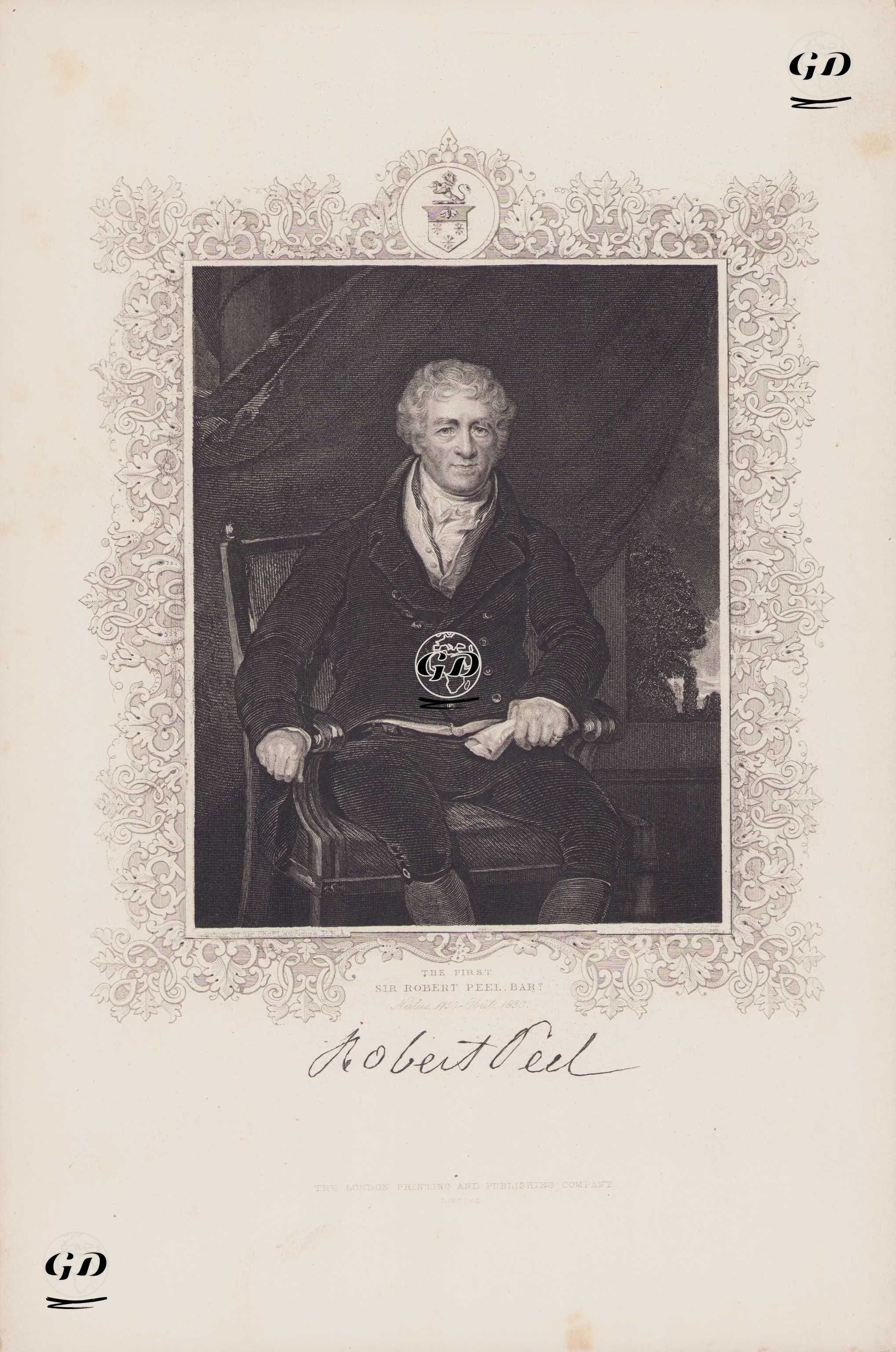 Robert Peel - Thomas Lawrence (1769-1830) - 1850's