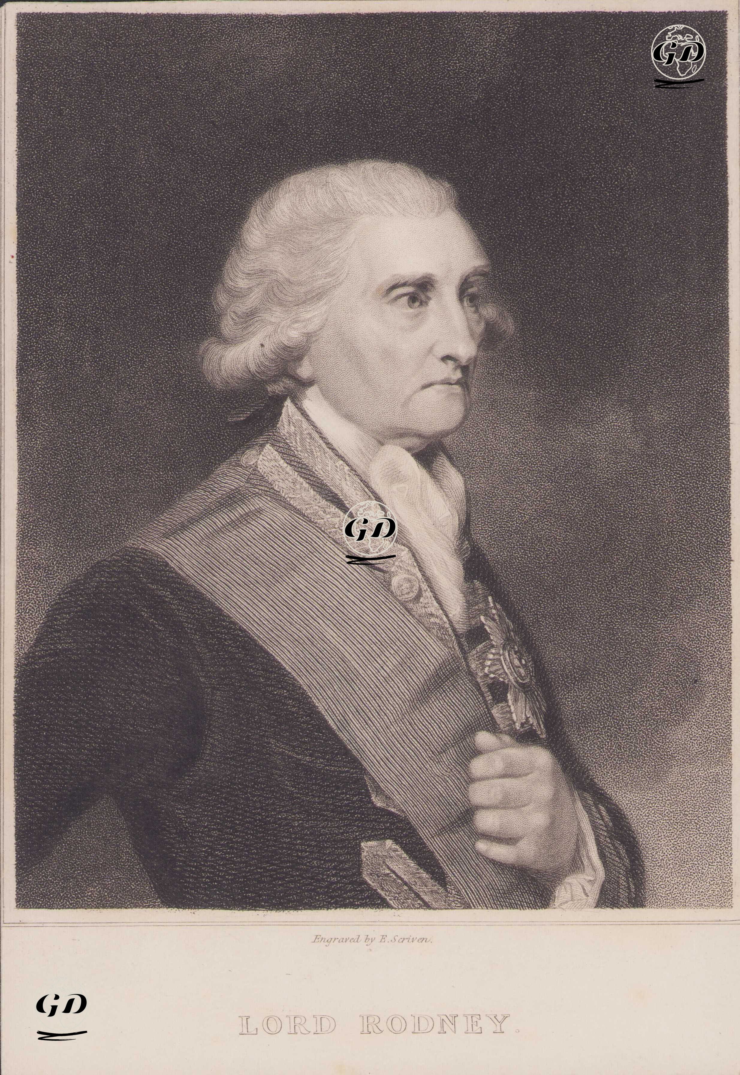 Lord Rodney (Admiral George Brydges Rodney, 1st Baron Rodney) -  - 1830`s