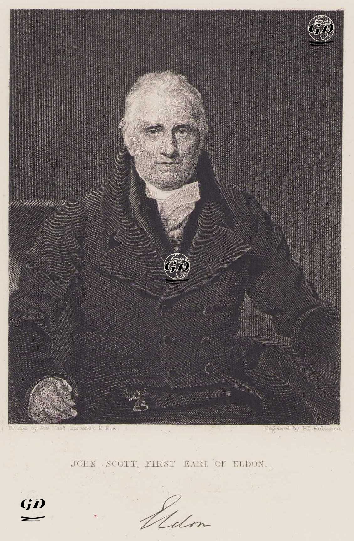 Eldon Kontu John Scott - Thomas Lawrence (1769-1830) - 1830`s