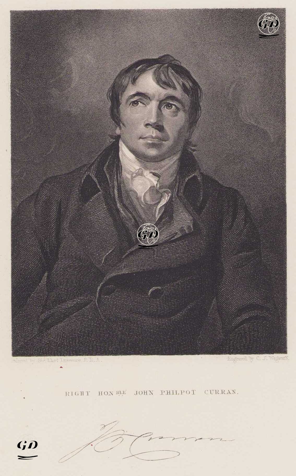 John Philpot Curran  - Thomas Lawrence (1769-1830) - 1830`s
