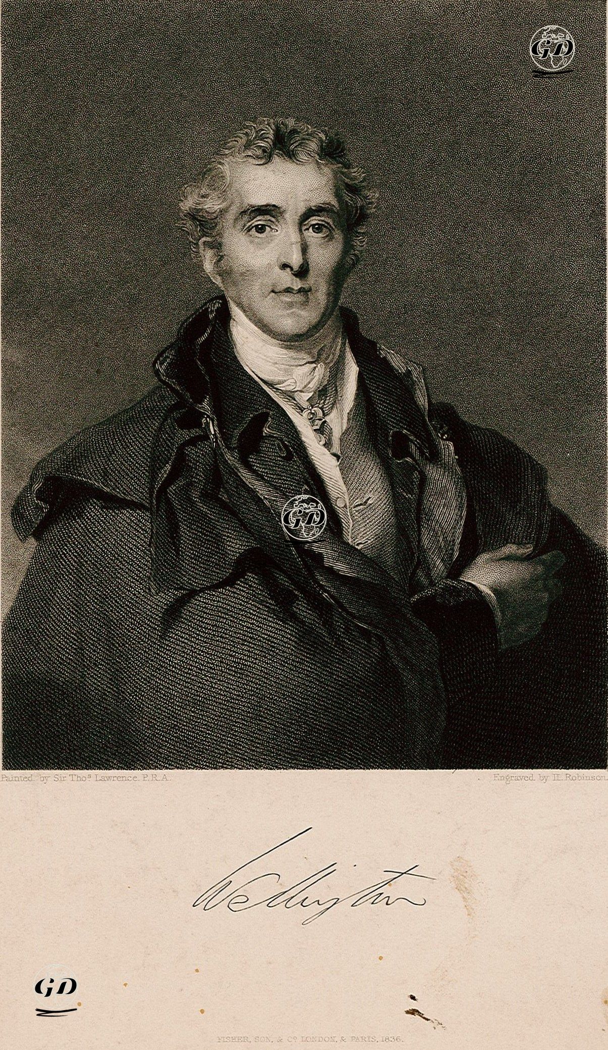 İngiltere Başbakanı Wellington Dükü Mareşal Arthur Wellesley - Thomas Lawrence (1769-1830) - 1836