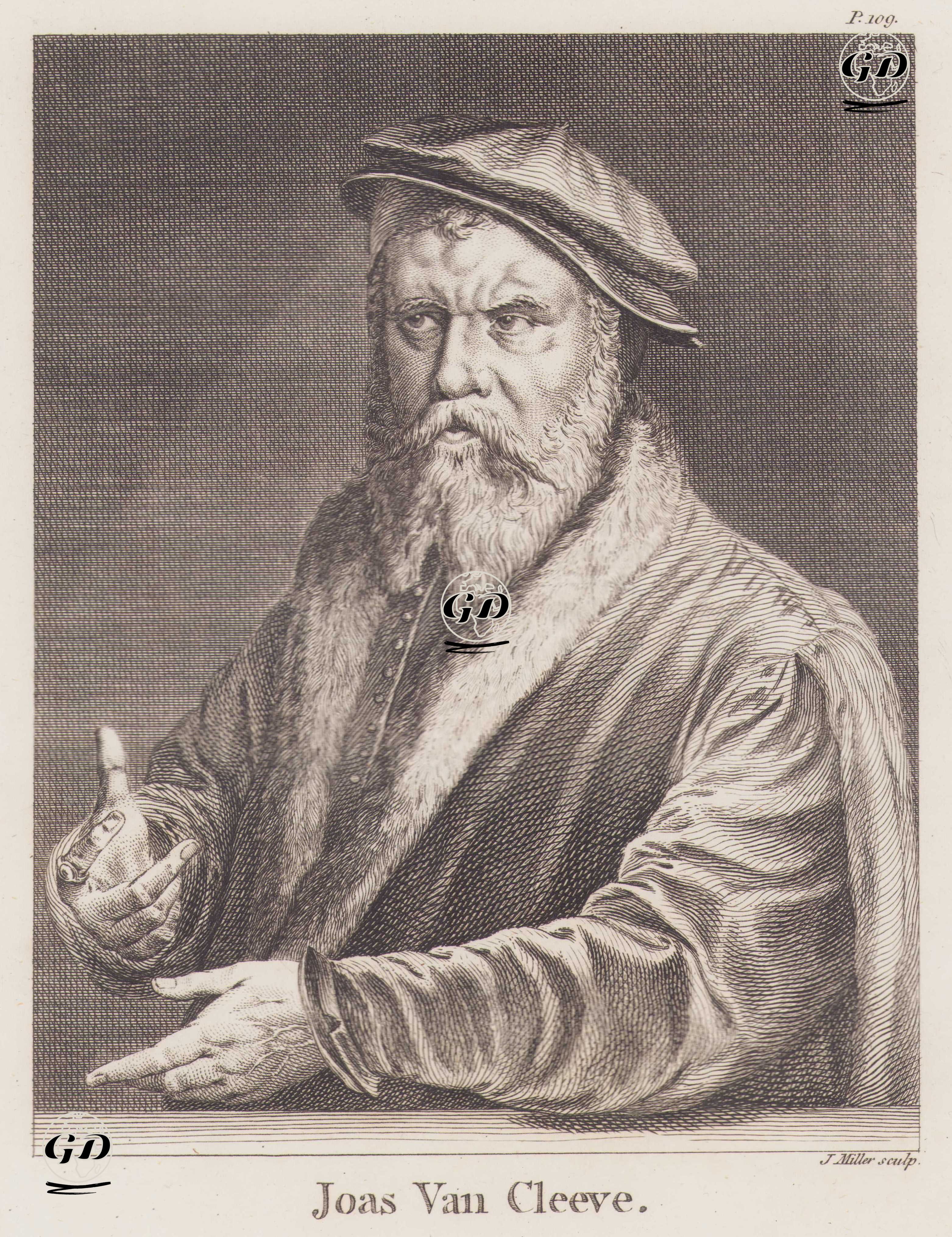 Hollandalı Ressam Joas Van Cleve (1485-1540) -  - 1805
