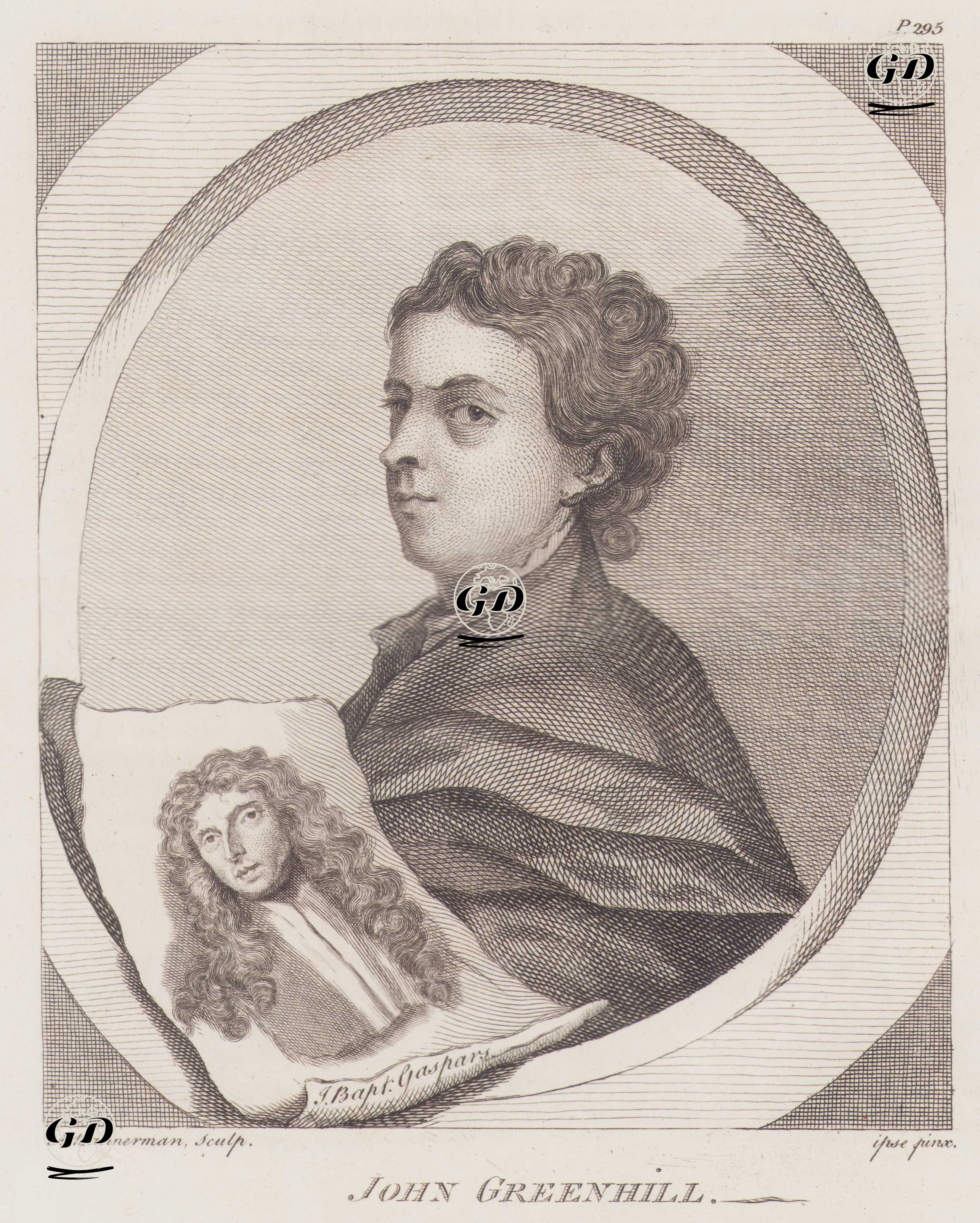 İngiliz Portre Ressamı John Greenhill (1644-1676) ve Portre ve Duvar Halısı Ressamı John Baptist Gaspars (Jaspers) (?-1691) -  - 1805