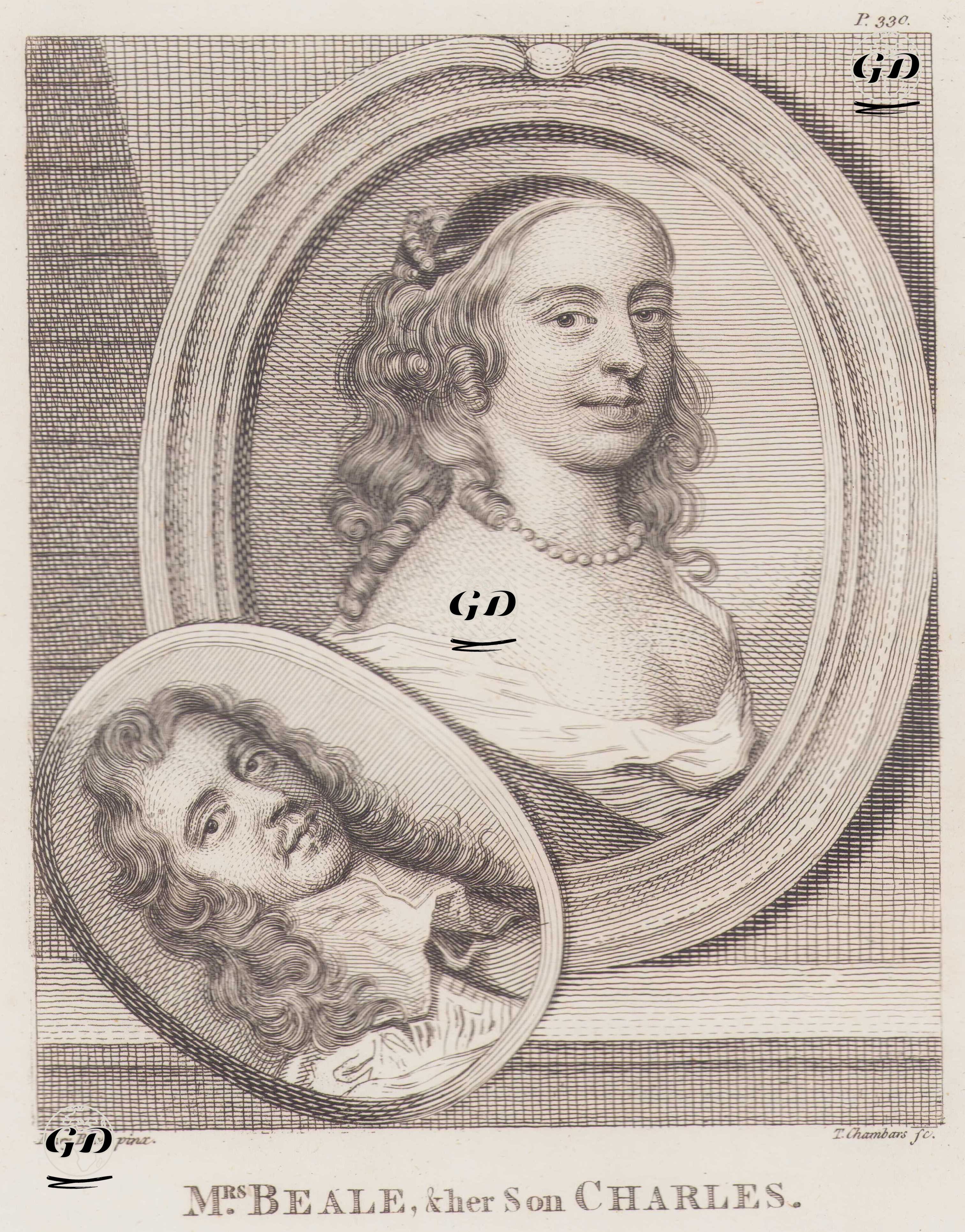 İngiltere’nin İlk Profesyonel Kadın Ressamlarından Mary Beale (1633-1699) ve Oğlu Charles - Mary Beale (1633–1699) - 1805
