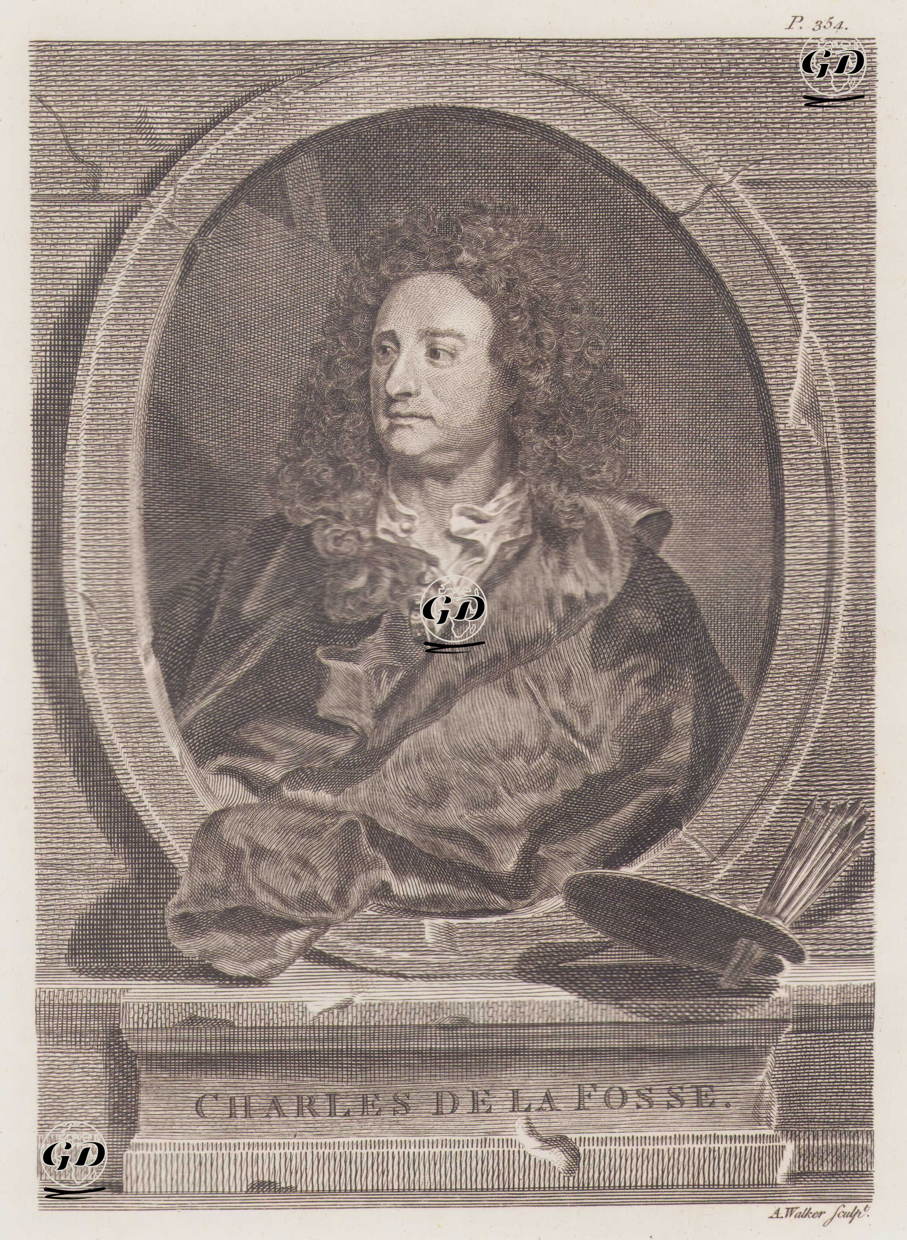 Fransız Ressam Charles de La Fosse (1640-1716) -  - 1805