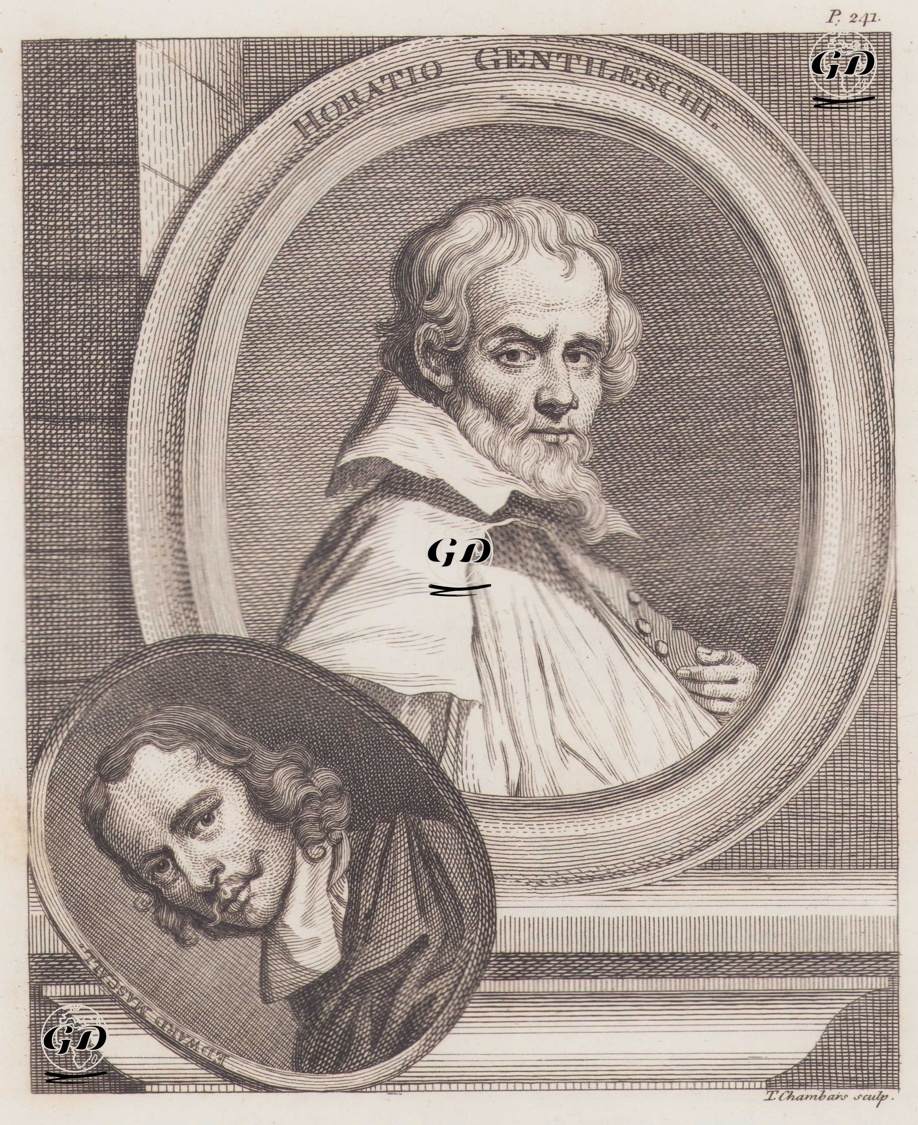 Orazio (Horatio) Gentileschi (1563-1639) and Edward Mascall -  - 1805
