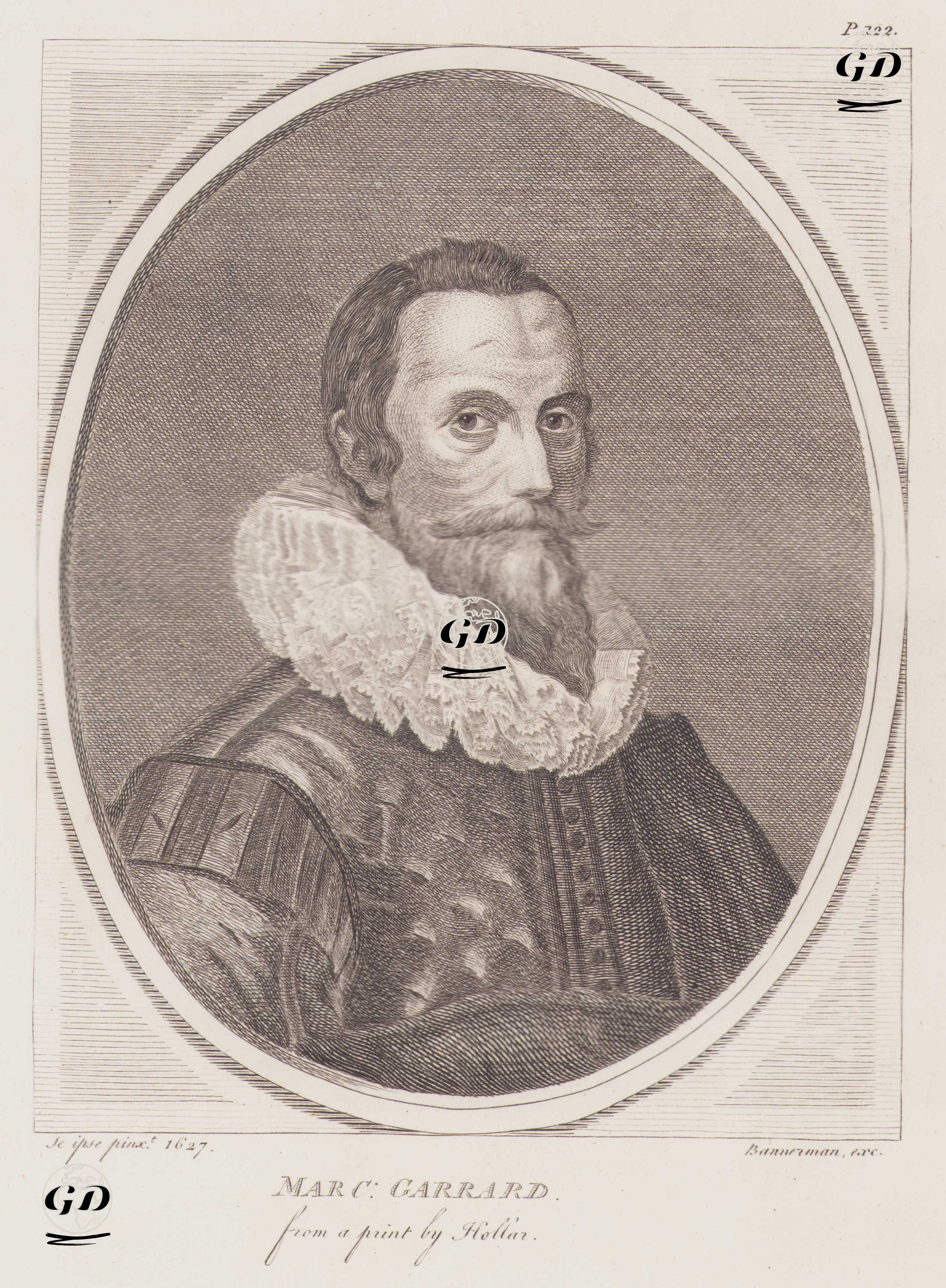 Flaman Ressam Marcus Gheeraerts the Younger'ın (1562-1636) Otoportresi - Marcus Gheeraerts the Younger (1562-1636) - 1805