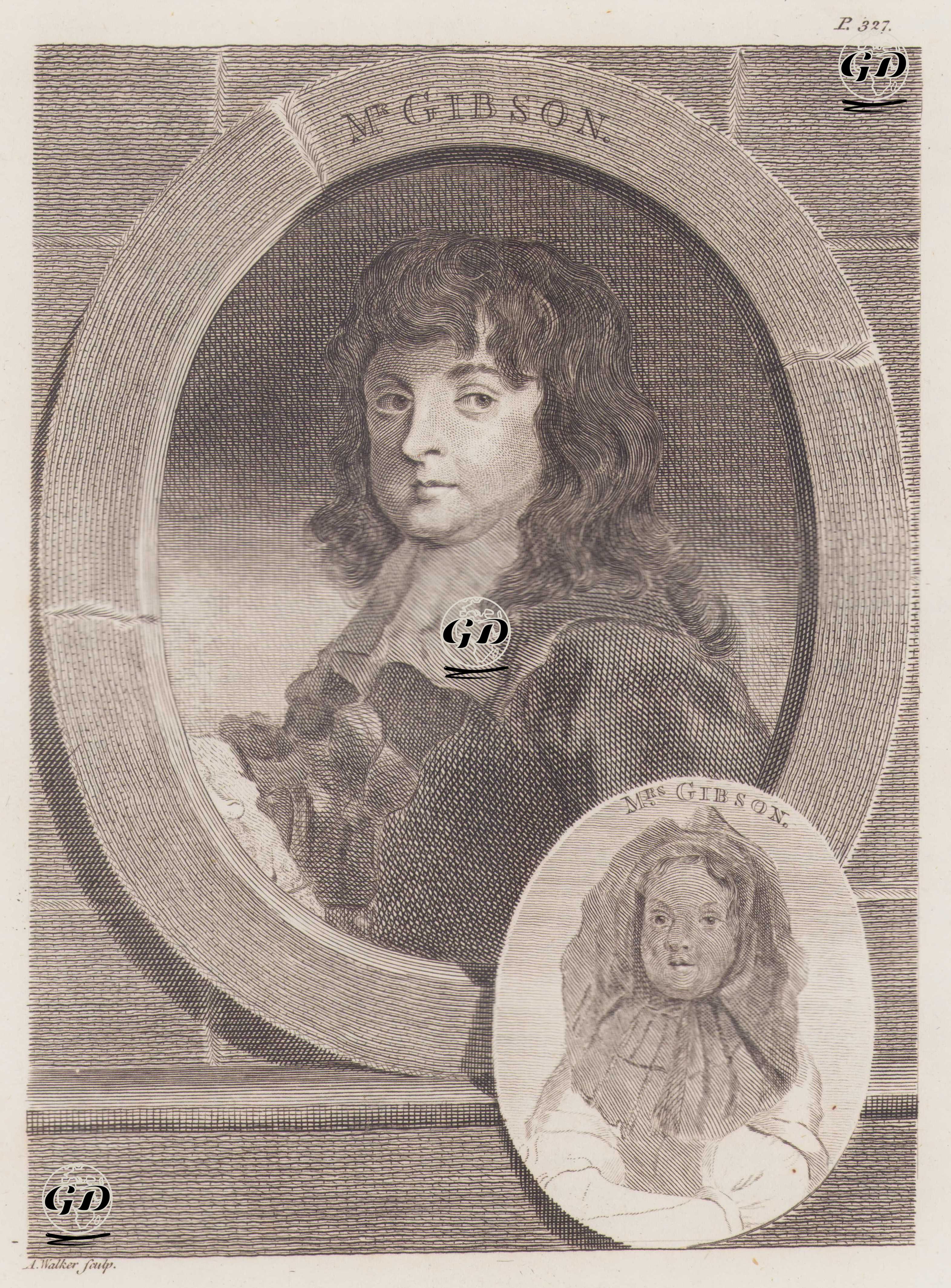 İngiliz Minyatür Ressamı Richard Gibson ve Karısı Anne Gibson -  - 1805