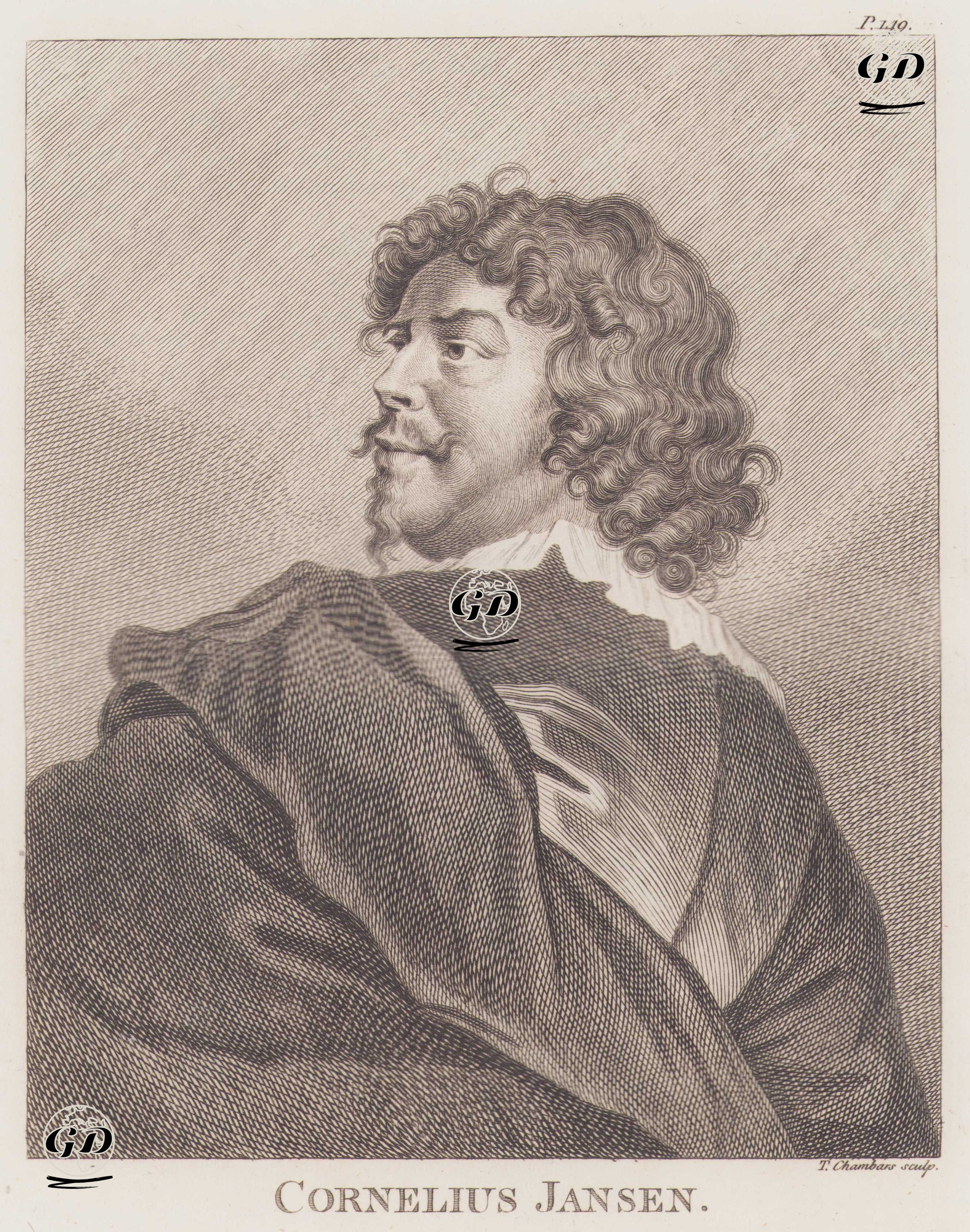 Hollandalı Portre Ressamı Cornelius Jansen (1593-1661) -  - 1805