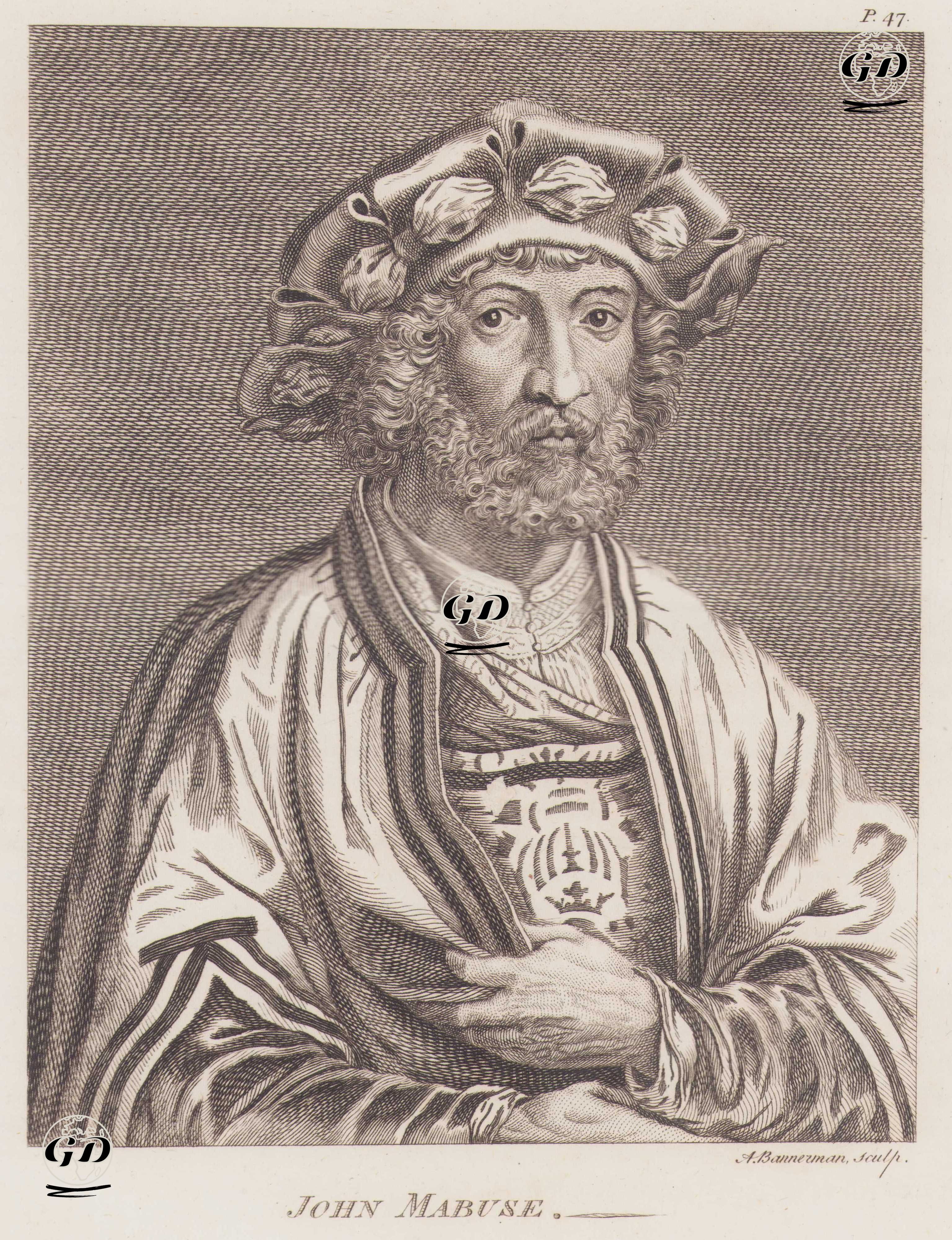 John Mabuse (Jan Gossaert) (1478-1532) -  - 1805