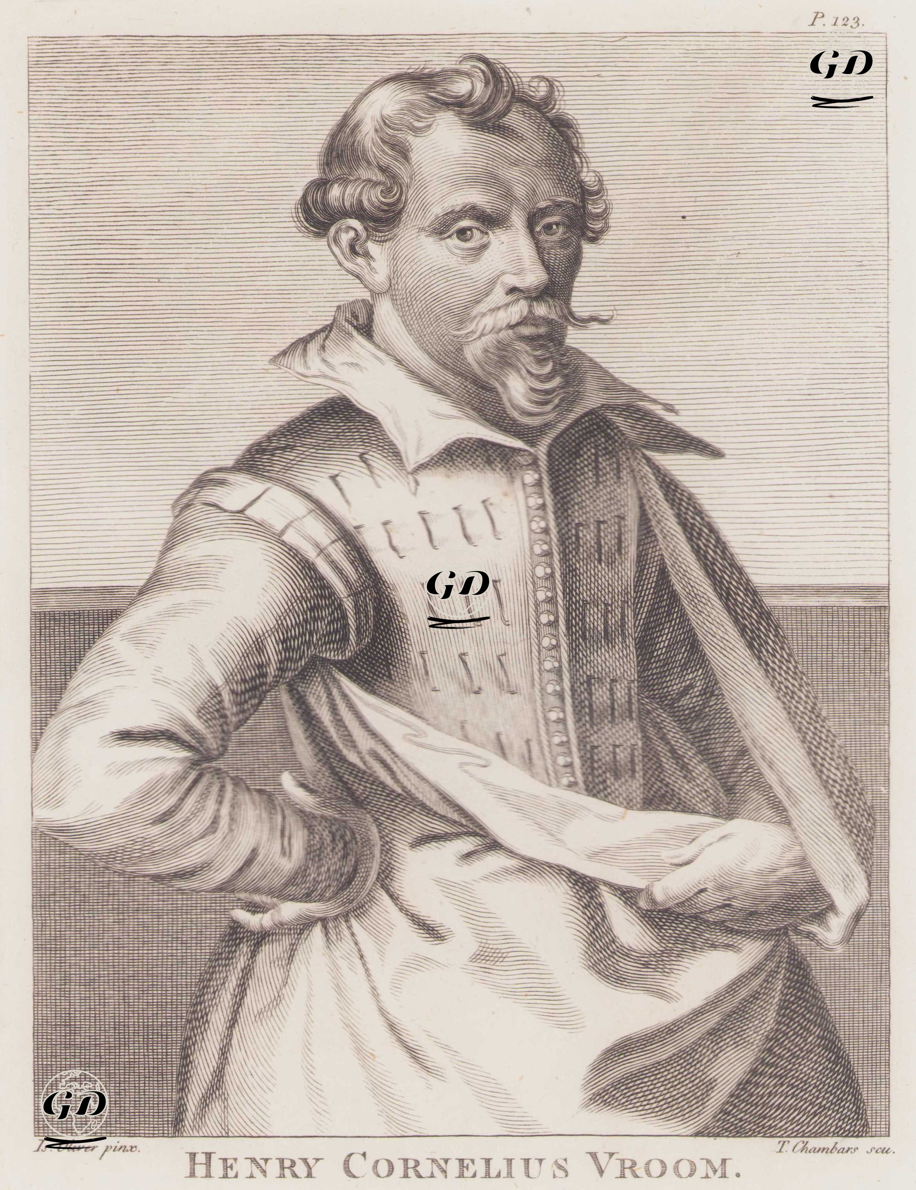 Hollandalı Deniz Ressamı Henry Cornelius Vroom (1562-1640) - Isaac Oliver (1556-1617) - 1805