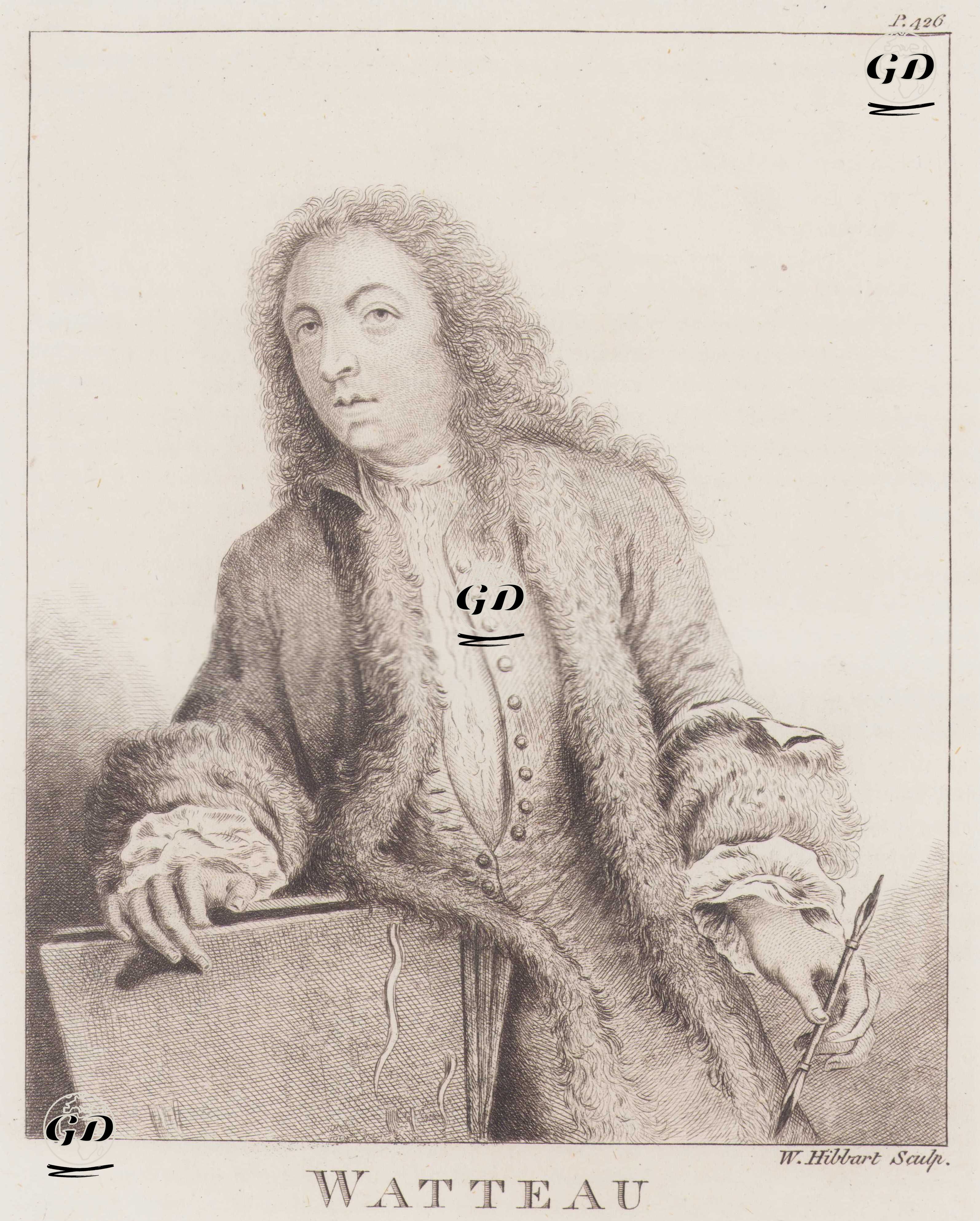 Watteau (Antoine Watteau 1684-1721) -  - 1805