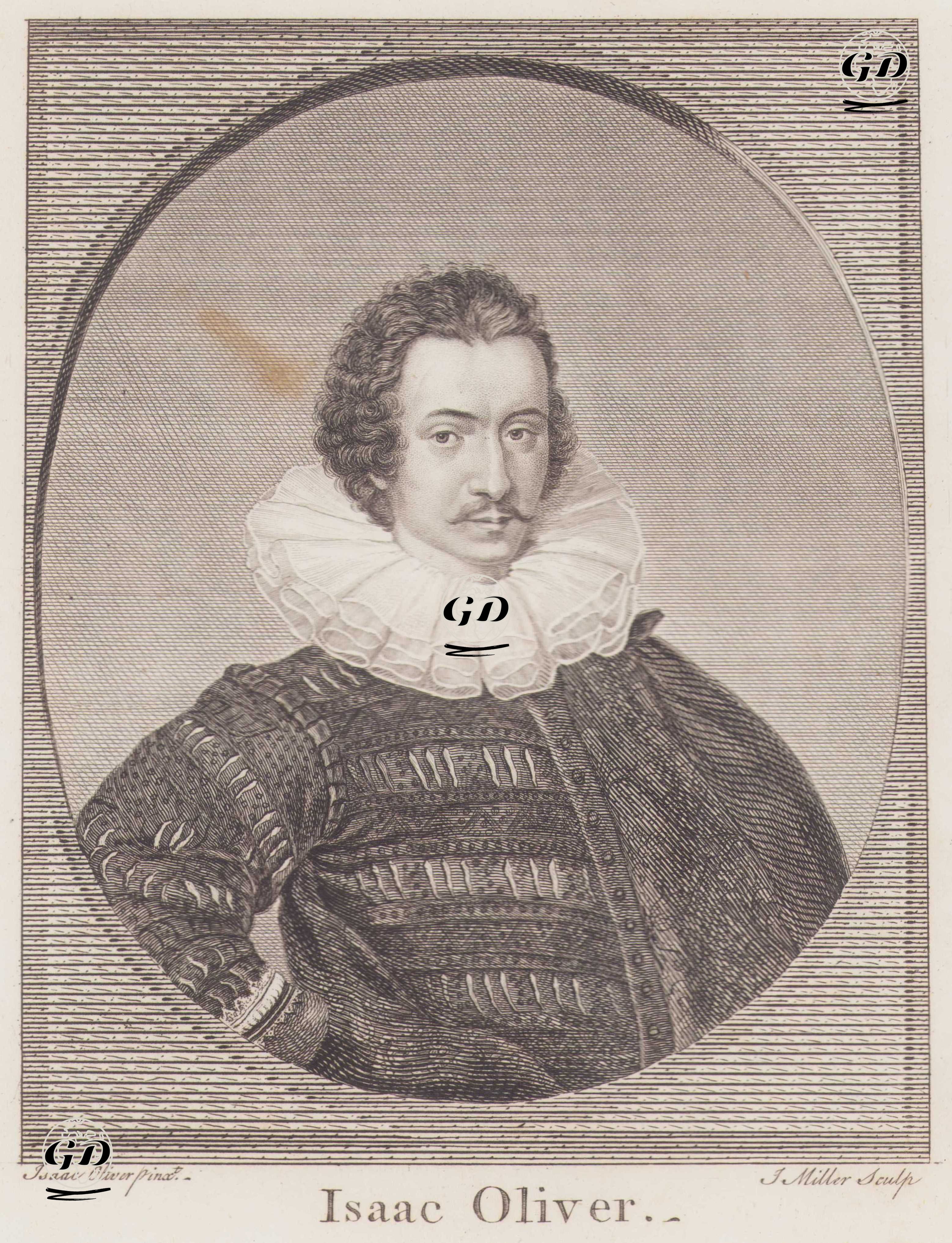 İngiliz Minyatür Ressamı Isaac Oliver (1556-1617)  - Isaac Oliver (1565-1617) - 1805