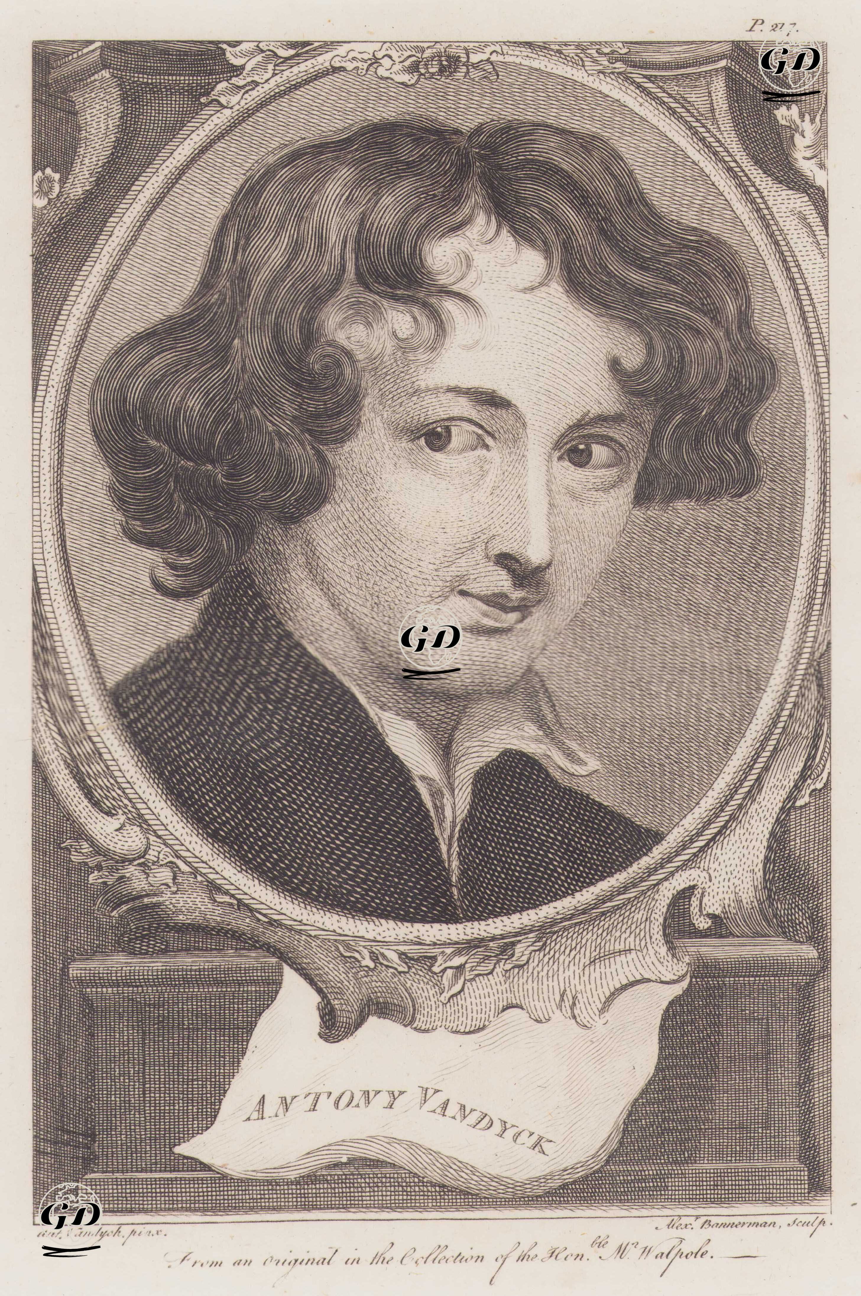 Self Portrait of Antony Van Dyck (1599-1641) - Anthony van Dyck (1599-1641) - 1805