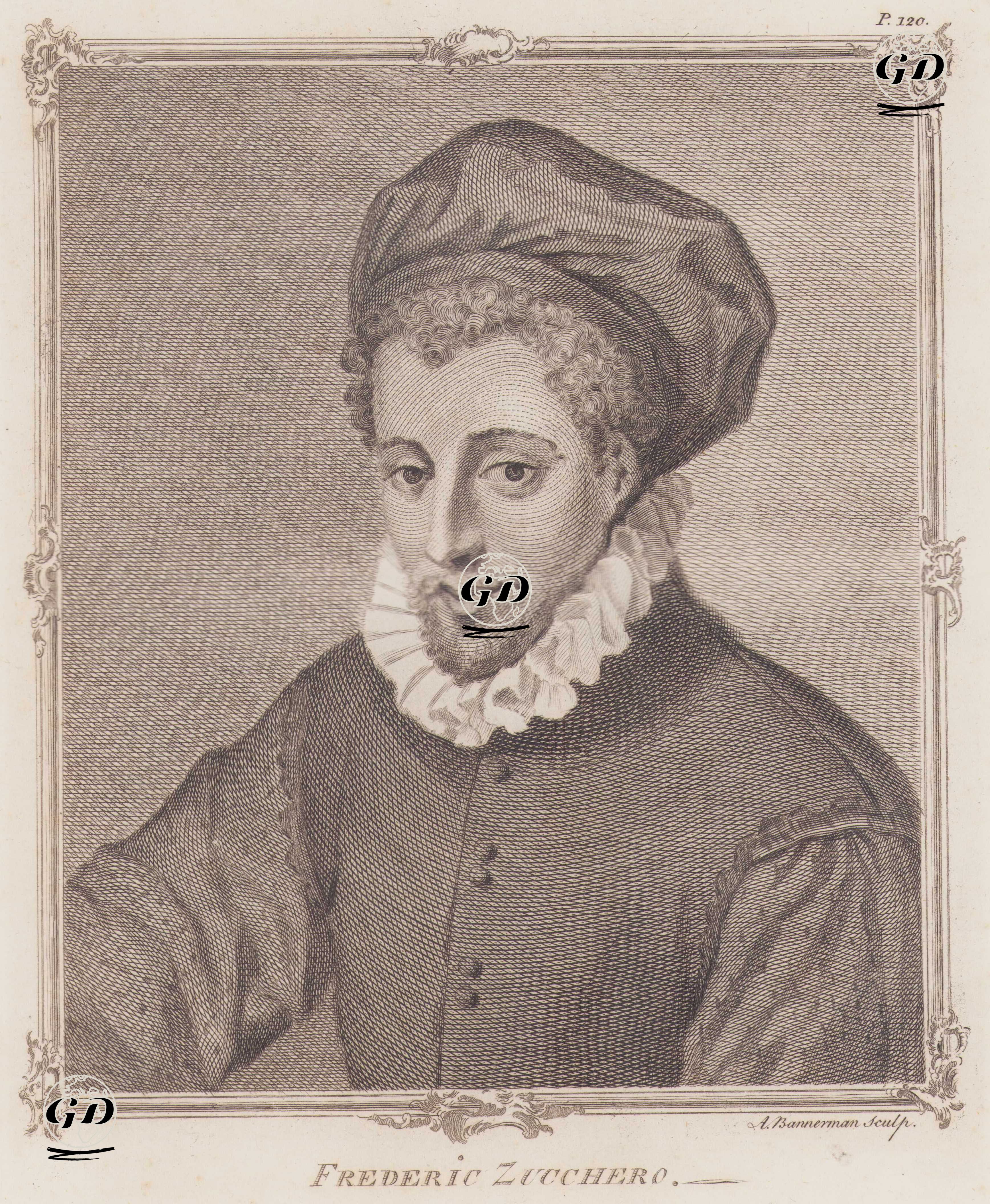 İtalyan Ressam ve Mimar Federico Zuccaro (1540-1609) -  - 1805