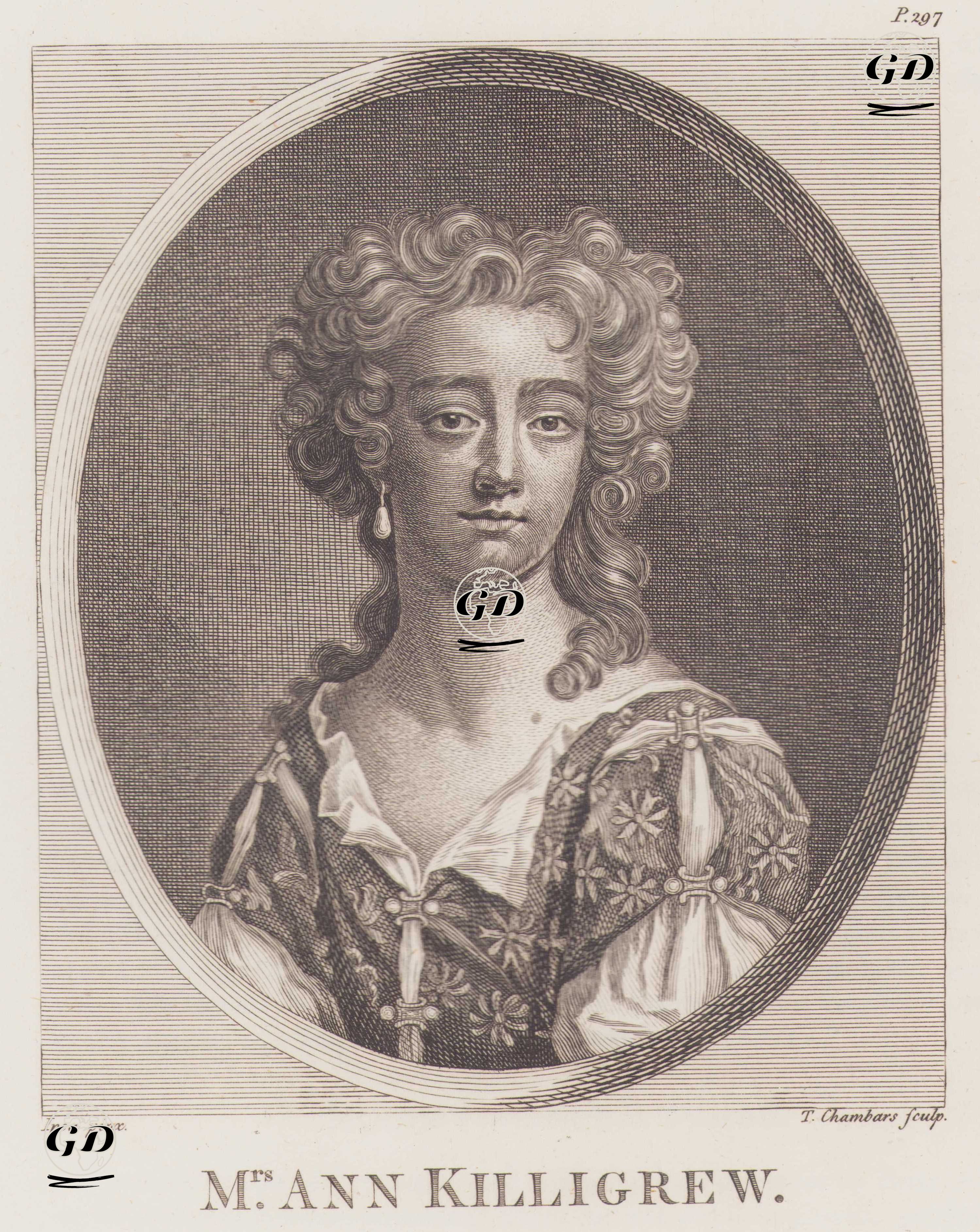 İngiliz Ressam ve Şair Ann Killigrew (1660-1685) -  - 1805