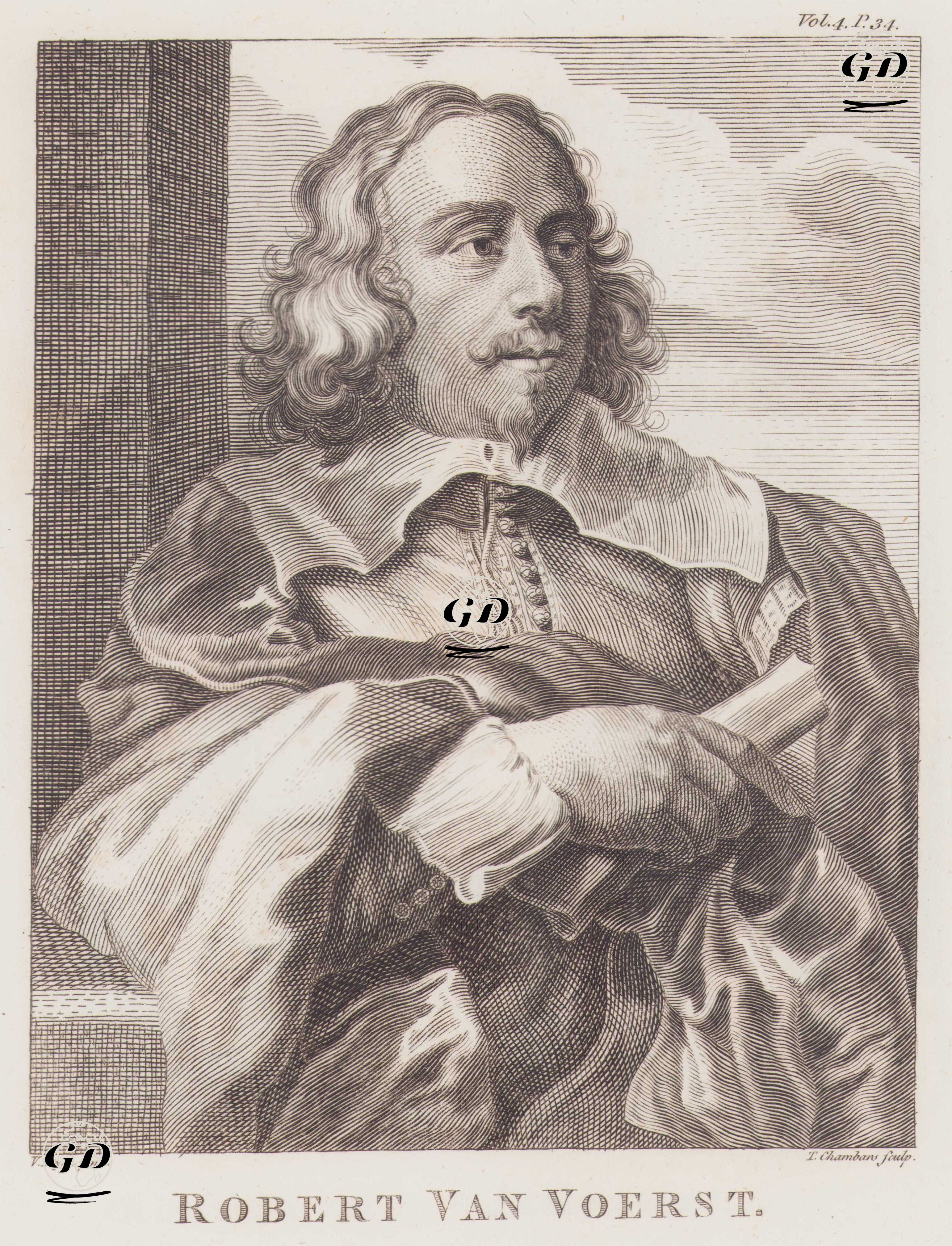 Robert Van Voerst (1597-1636) - Anthony van Dyck (1599-1641) - 1805