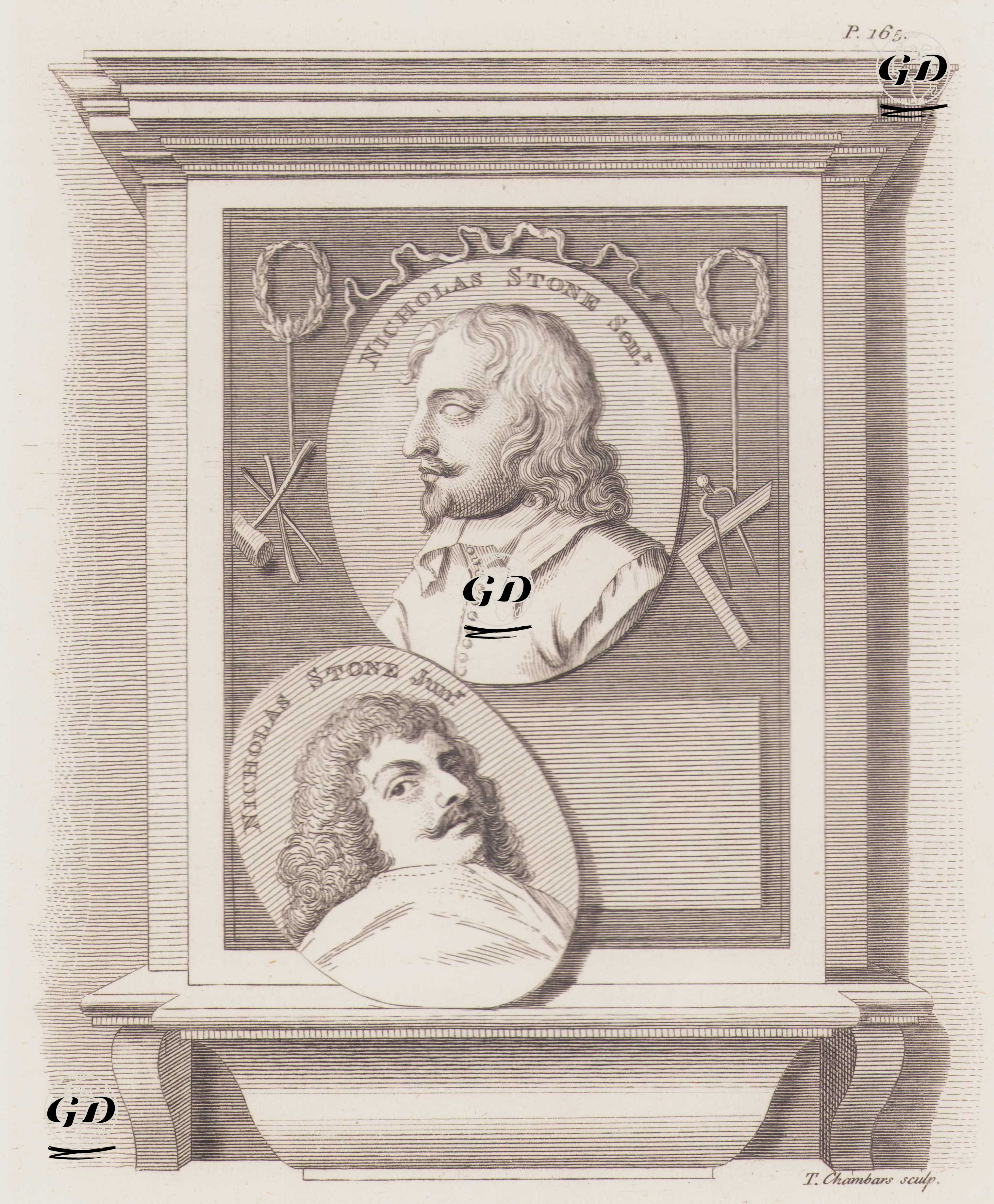 Nicholas Stone Senior (1586-1647) and Nicholas Stone Junior (1618-1647) -  - 1805