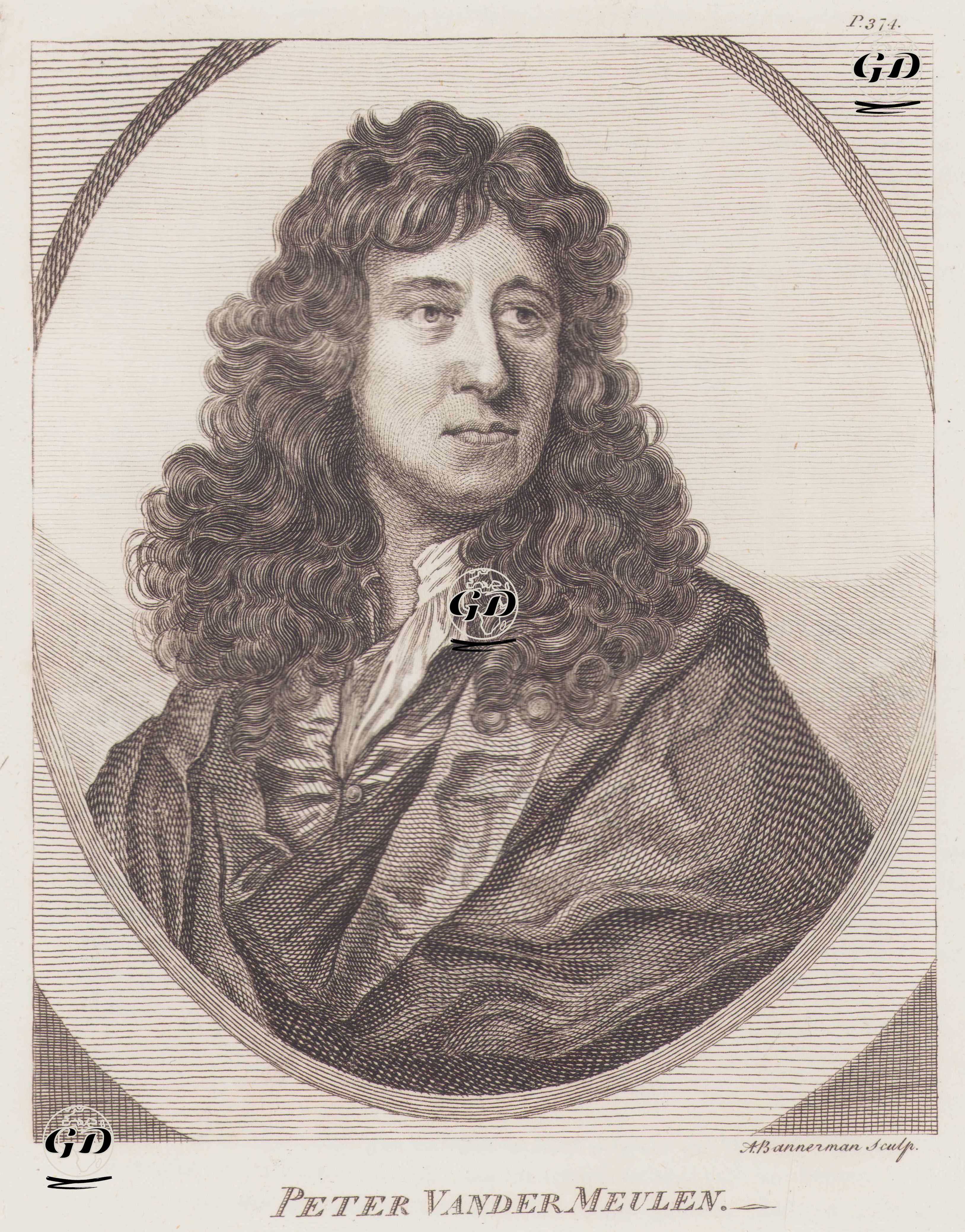 Peter Vander Meulen (1638-1670) - Nicolas de Largilliere (1656-1746) - 1805