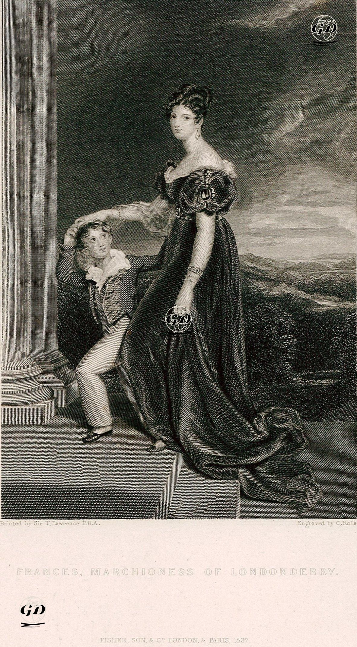Frances, Marchioness Of Londonderry - Thomas Lawrence (1769-1830) - 1837