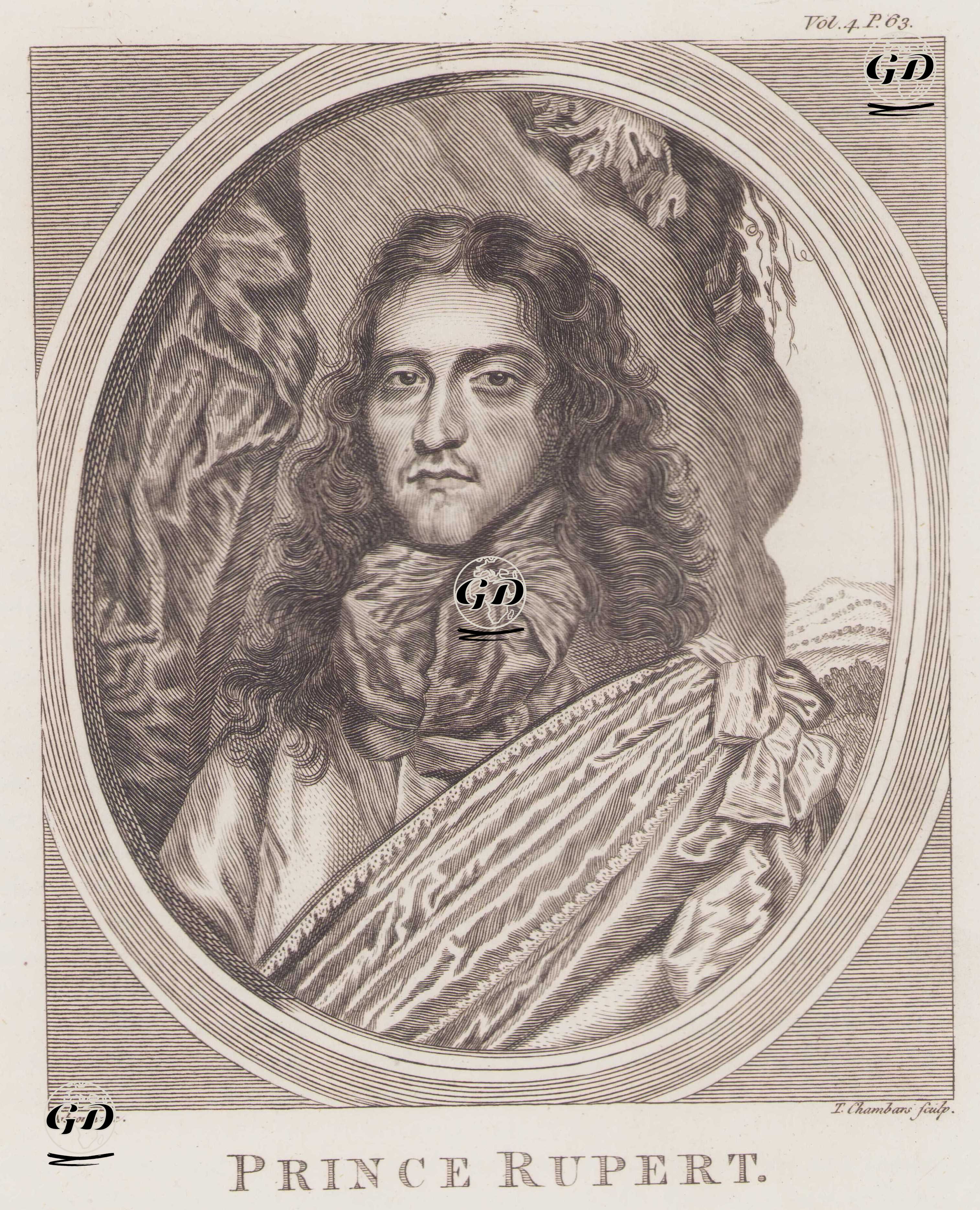 Prince Rupert  (1619-1682) - William Dobson (1611-1646) - 1805