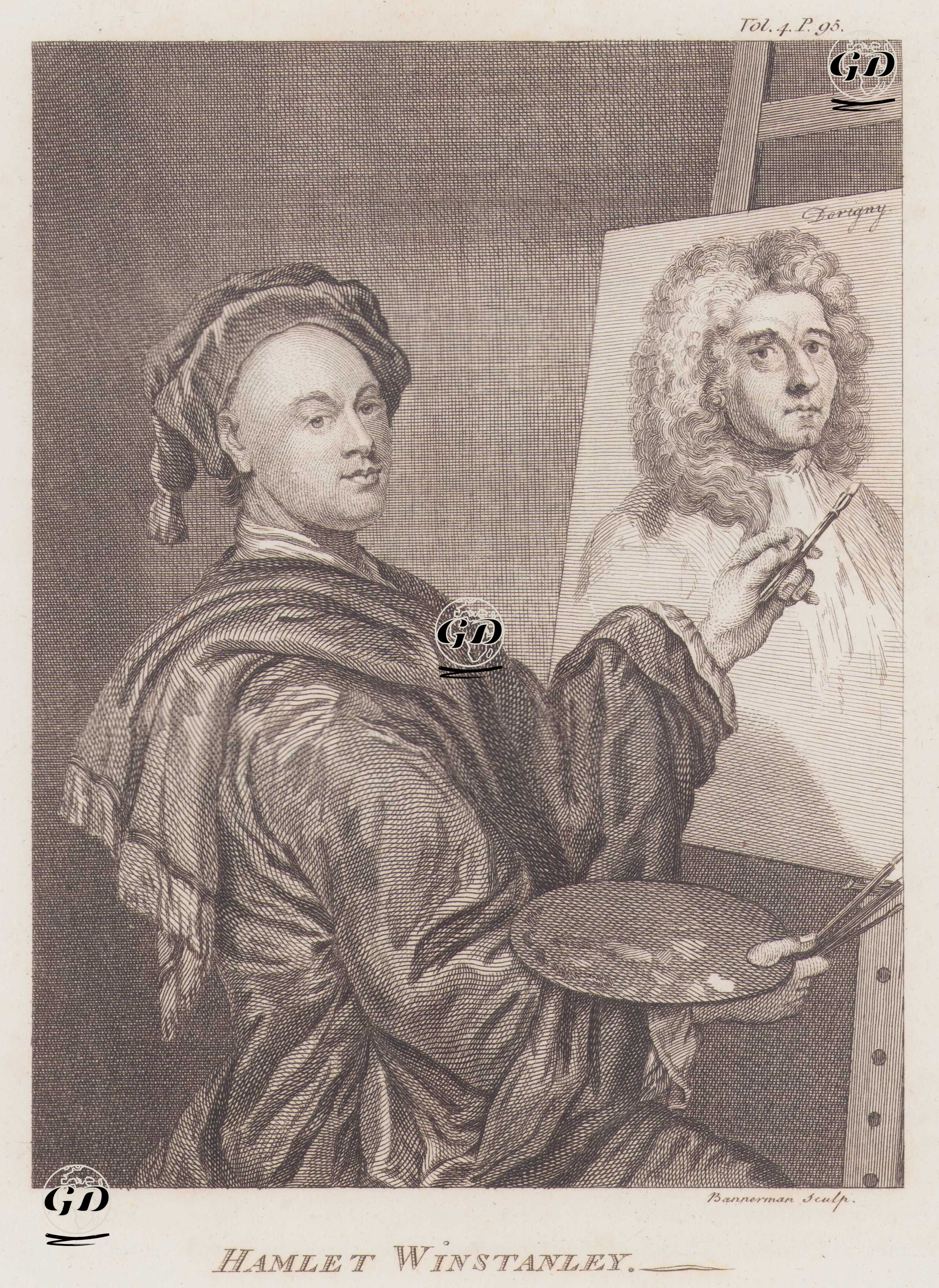 İngiliz Ressam ve Gravürcü (Hakkak) Hamlet Winstanley (1700-1761) -  - 1805