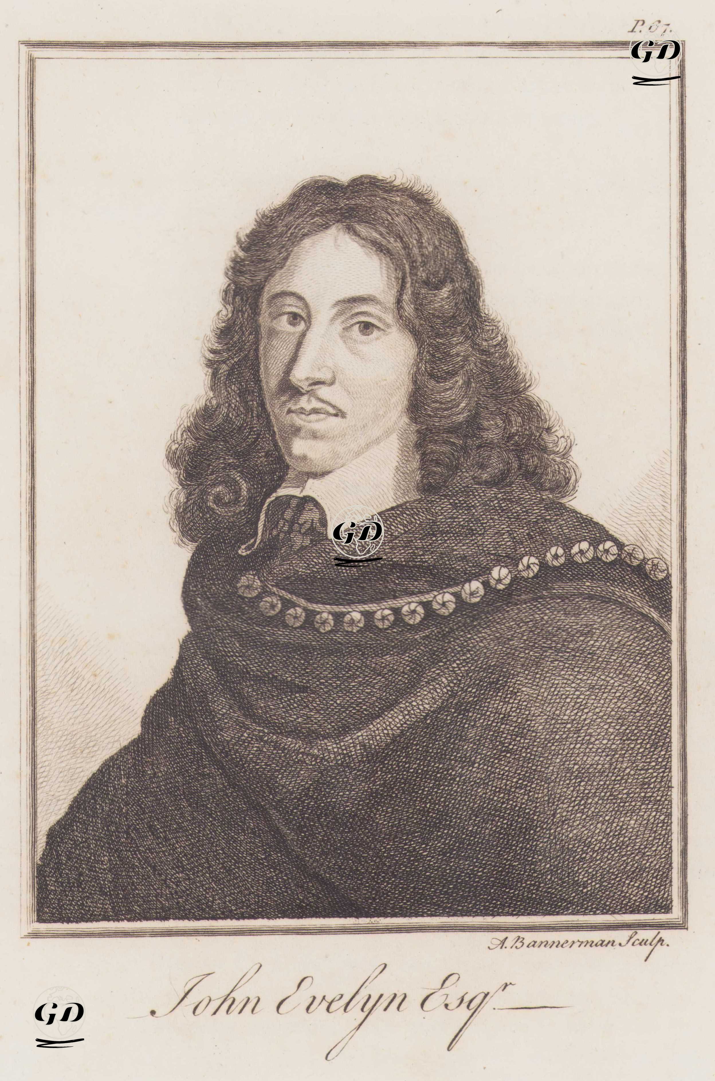 İngiliz Yazar John Evelyn (1620-1706) -  - 1805