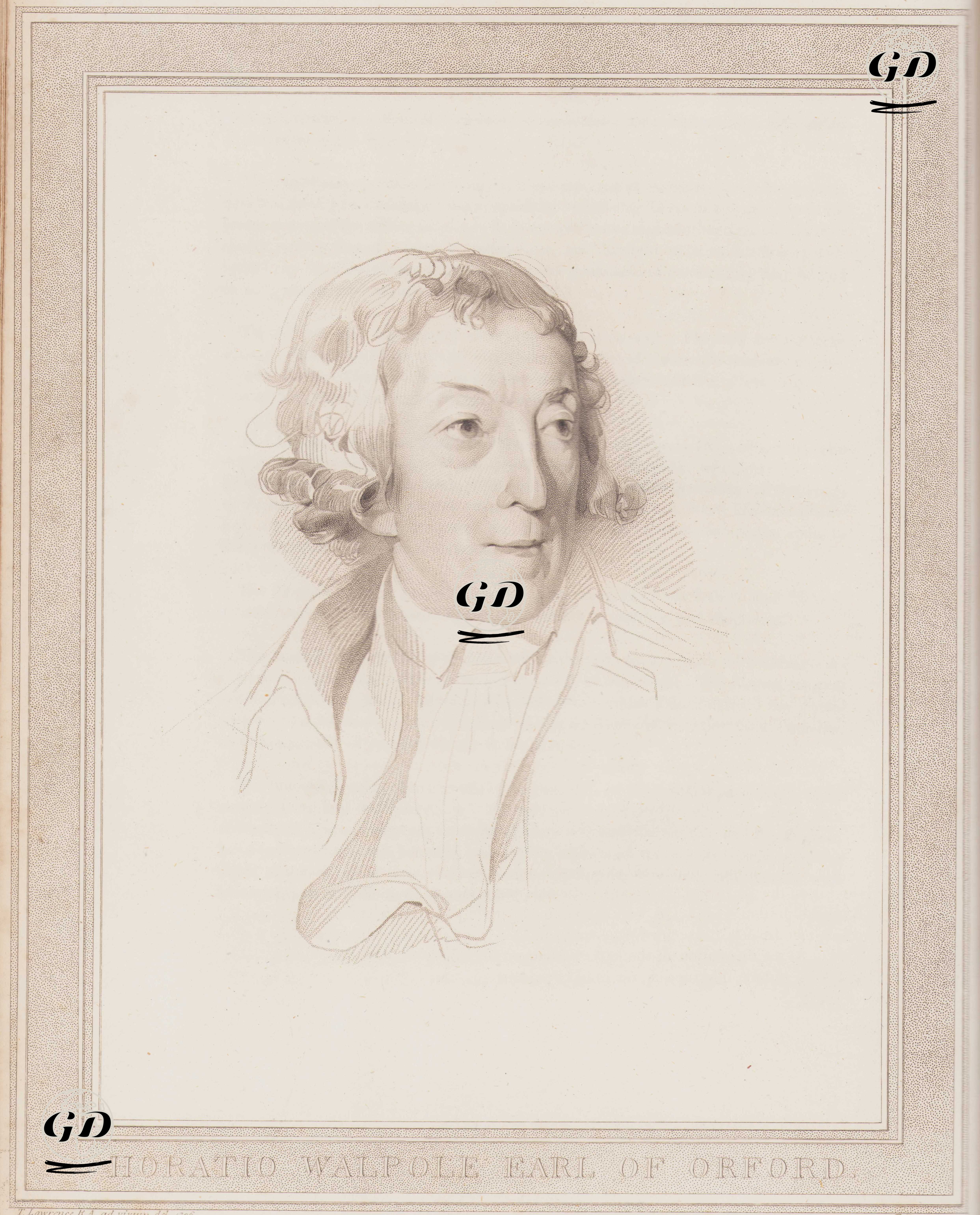 İngiliz Yazar ve Orford Kontu Horatio Walpole (1717-1797) - Thomas Lawrence (1769-1830) - 1805