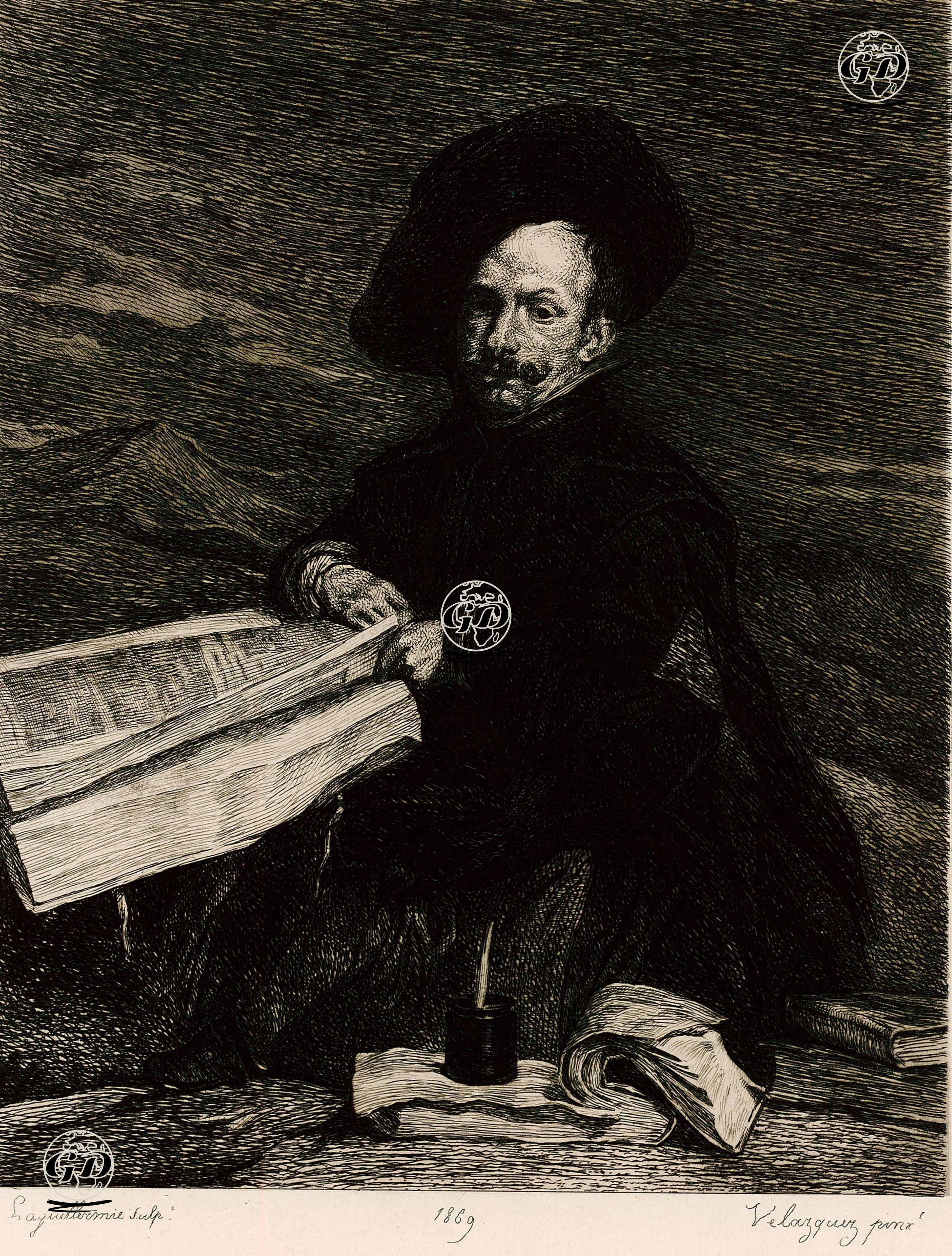 Don Diego De Acedo, El Primo (Kuzen) - Diego Velázquez (1599-1660) - 1869