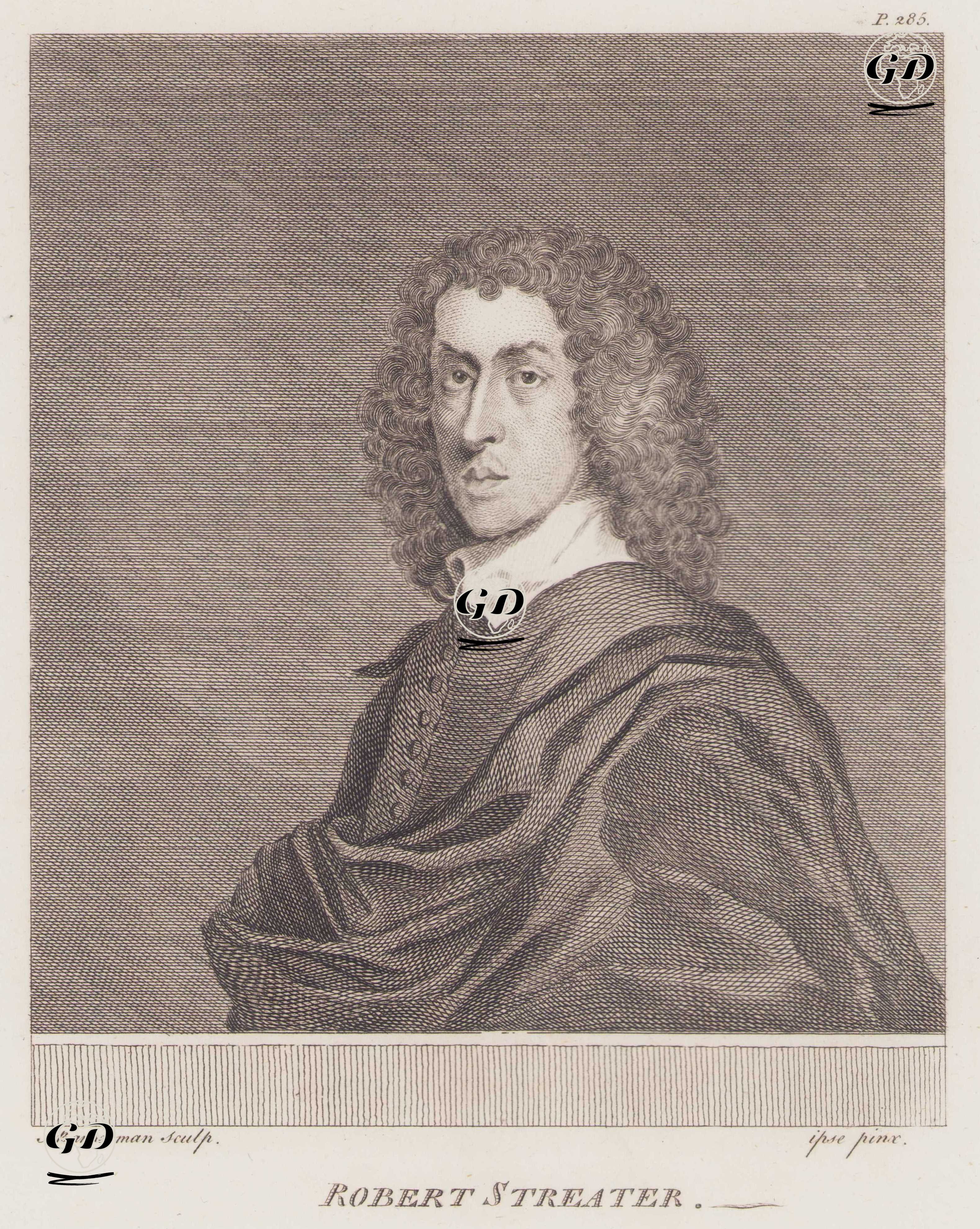 İngiliz Ressam ve Gravürcü (Hakkak) Robert Streater (1643-1680) -  - 1805