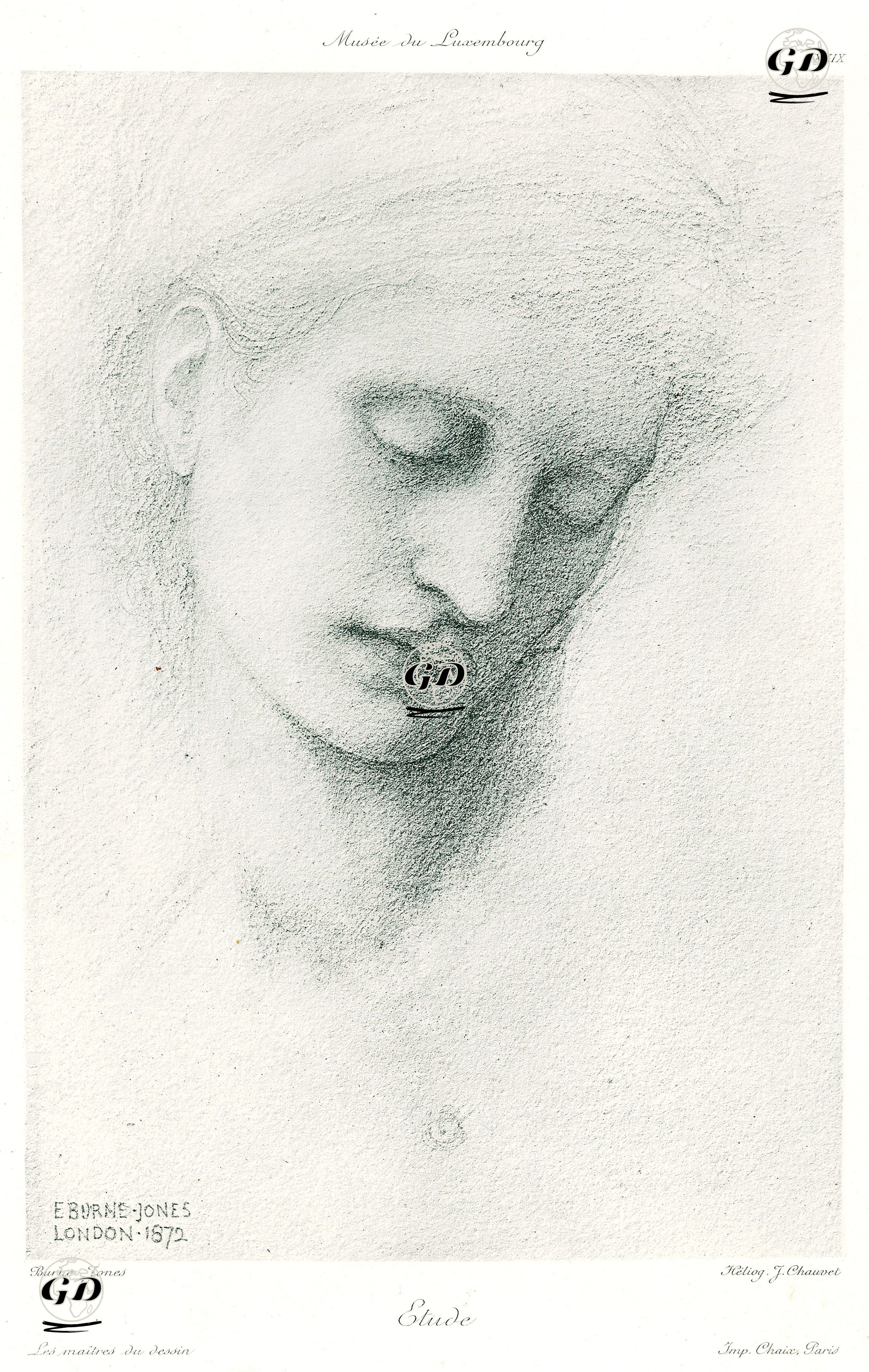 Çalışma - Edward Burne Jones (1833-1898) - 1890's
