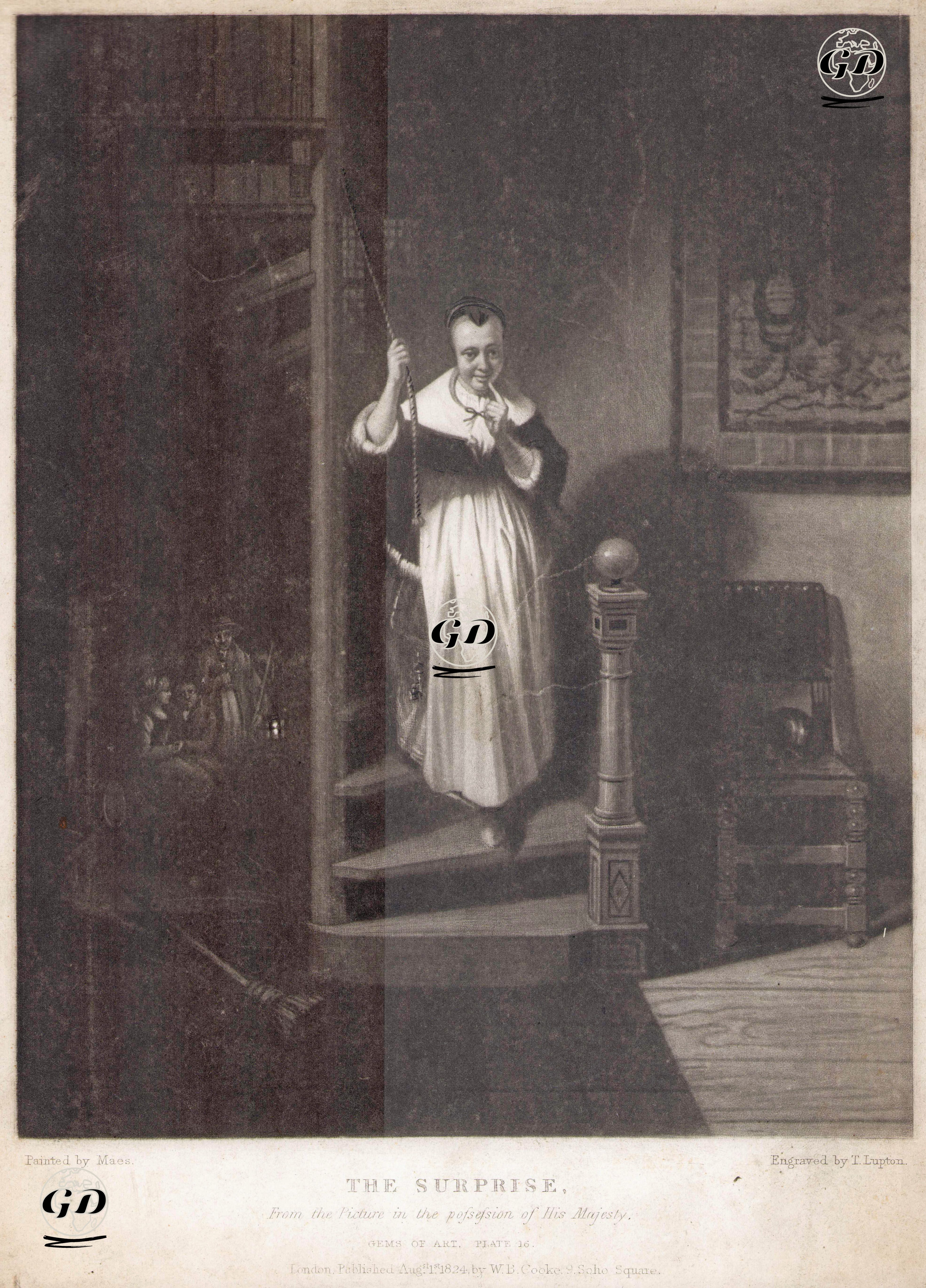 Sürpriz - Nicolaes Maes(1634-1693) - 1824
