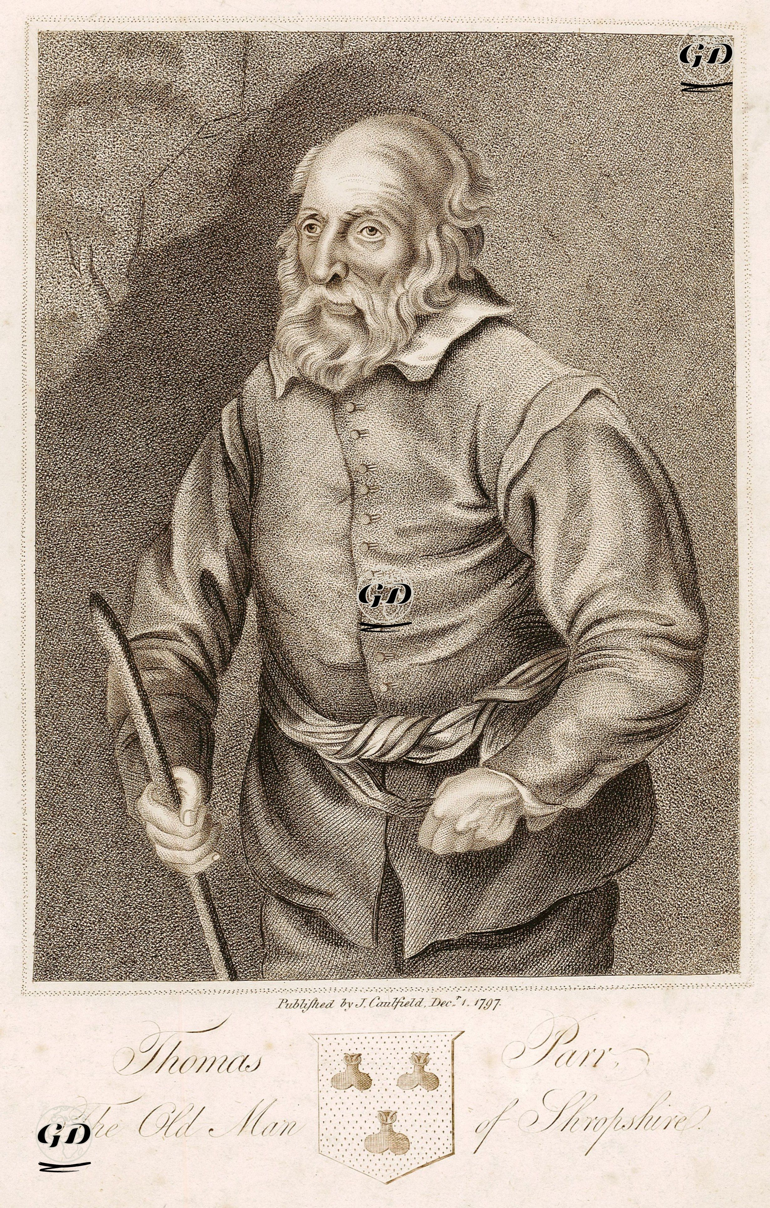 Shropshirenin En Yaşlı Adamı Thomas Parr -  - 1797