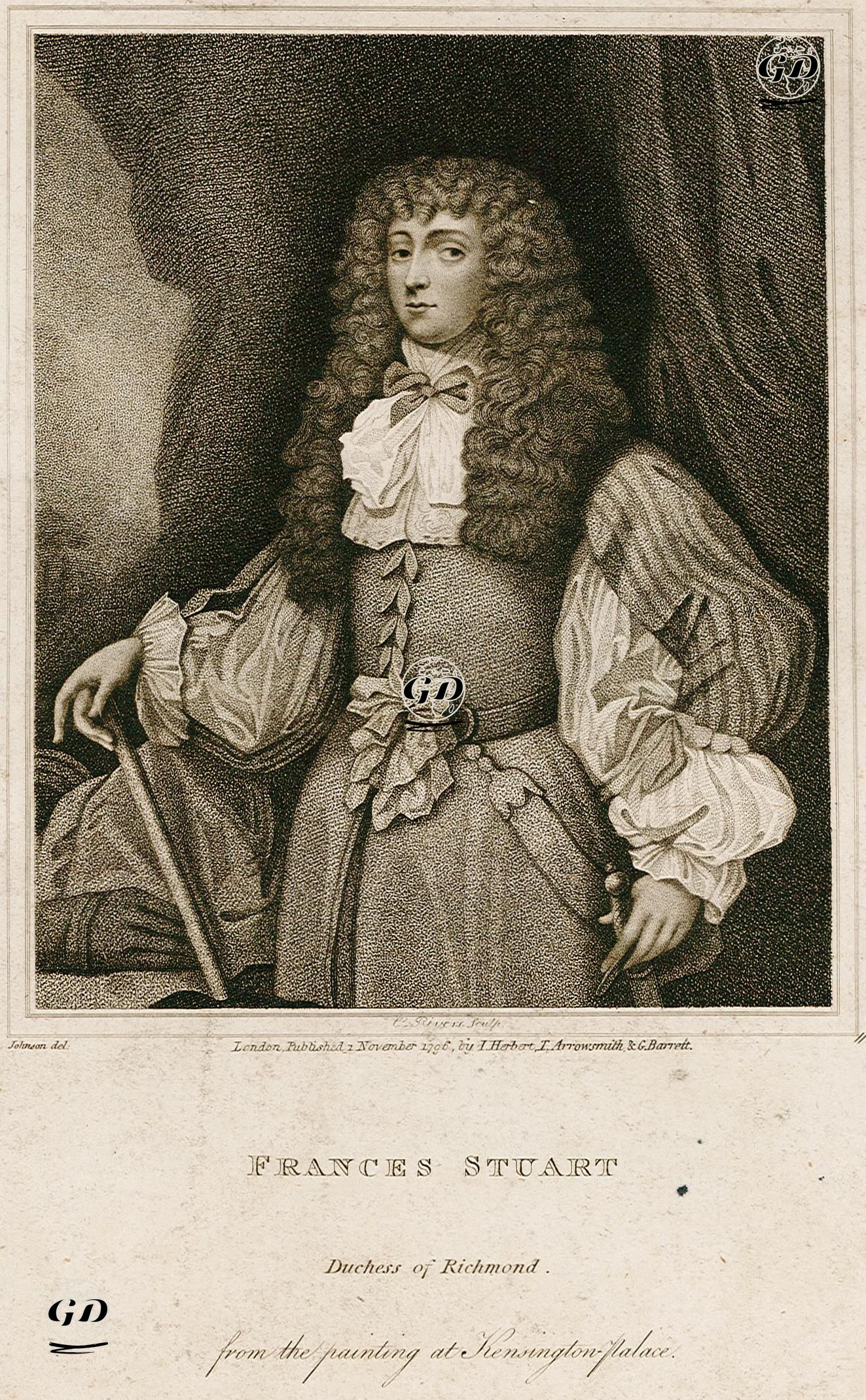 Richmond Düşesi Frances Stuart - Johnson - 1796
