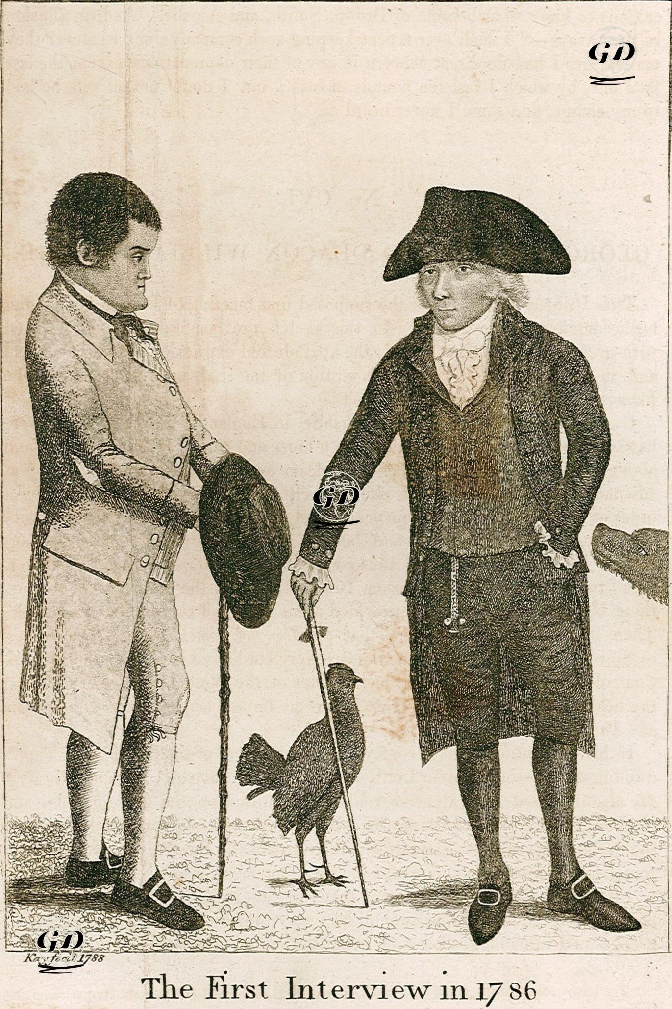 1786 Yılında Deacon Brodie Ve George Smith Arasında İlk Görüşme - John Kay (1742-1826) - 1788