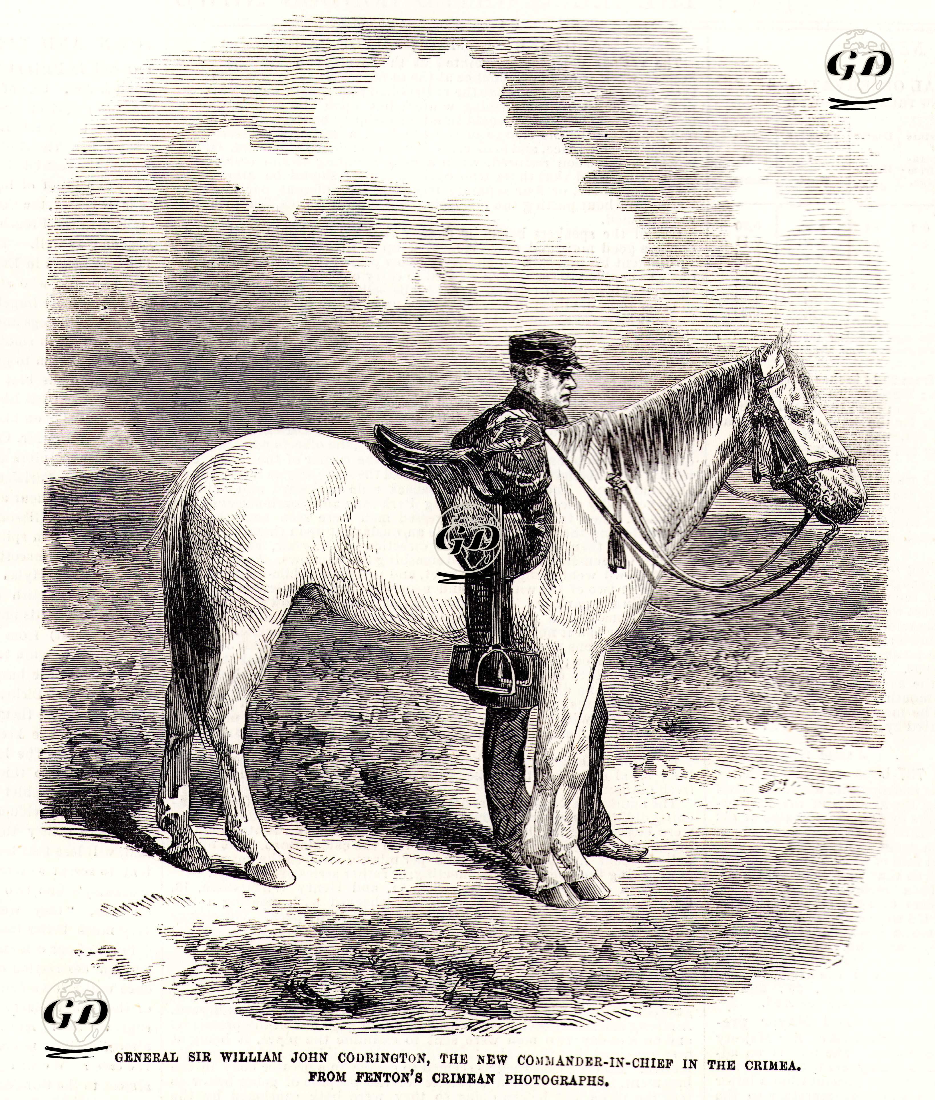 General Sir Willam John Codrington, The New Commander İn Chief İn The Crimea -  - 1855