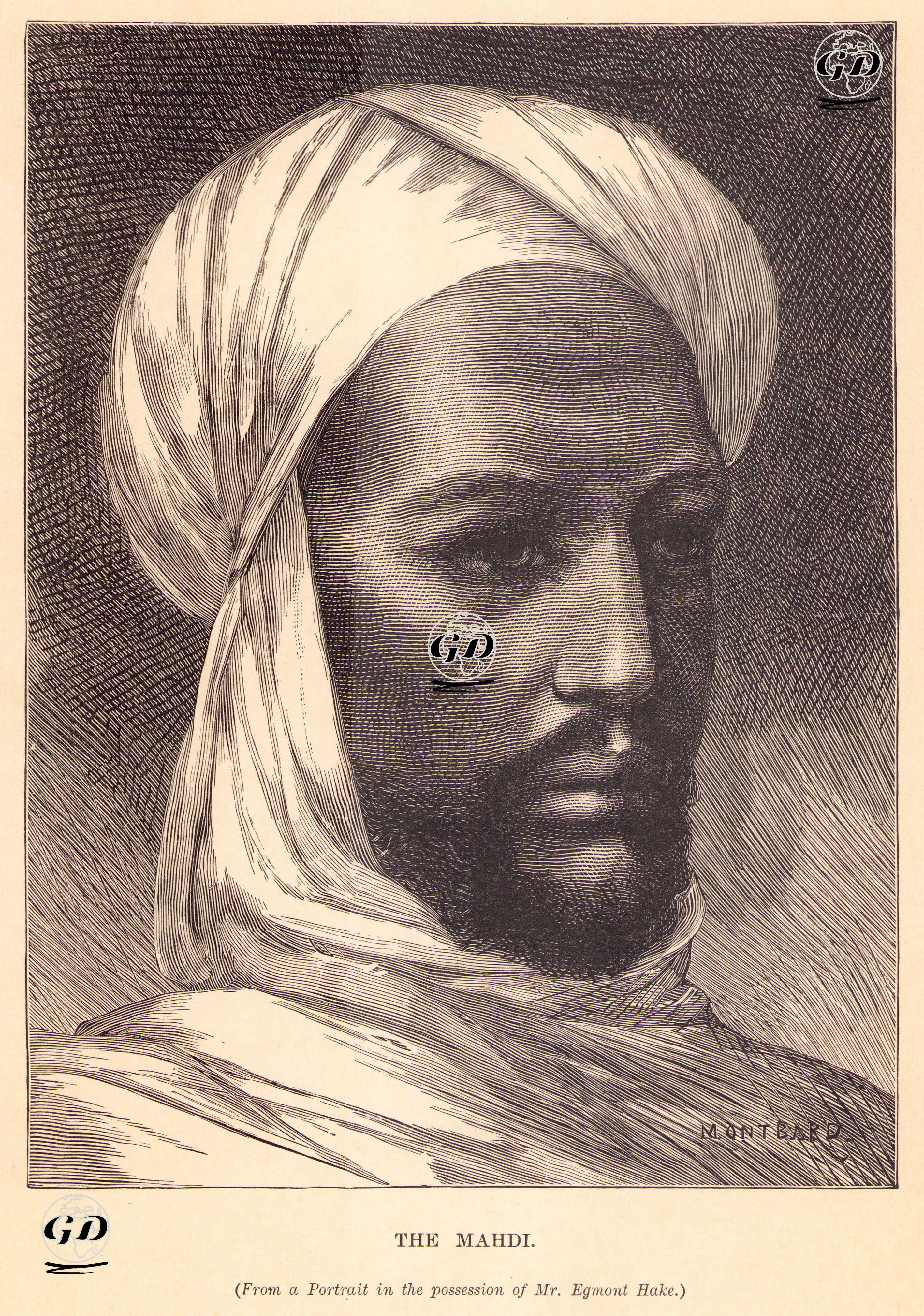 Muhammed Ahmed İbnü's Seyyid Abdullah (Mehdi) - George Montbard (1841-1905) - 1890's