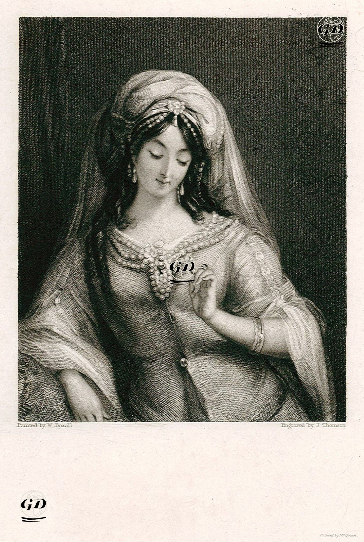 Büyülüyücü Kadın - Wiliam Boxall (1800-1879) - 1830's