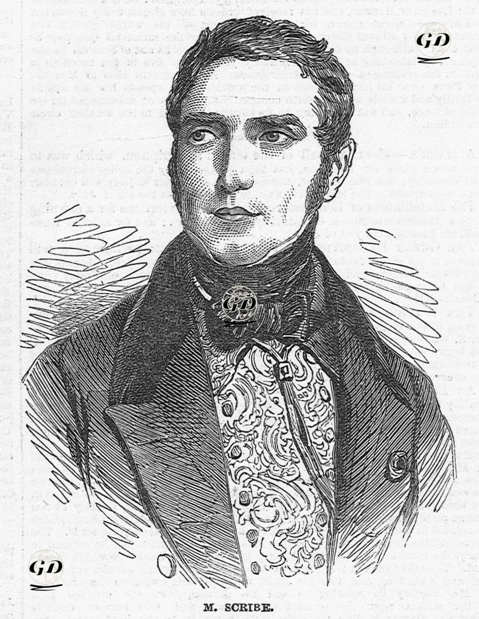 Mr.Scribe (Augustin Eugène Scribe) -  - 1850