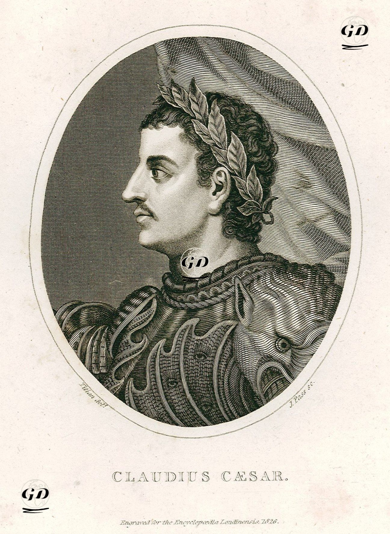 Roma İmparatoru Claudius Caesar - Titian (Tiziano Vecellio) (1490-1576) - 1826