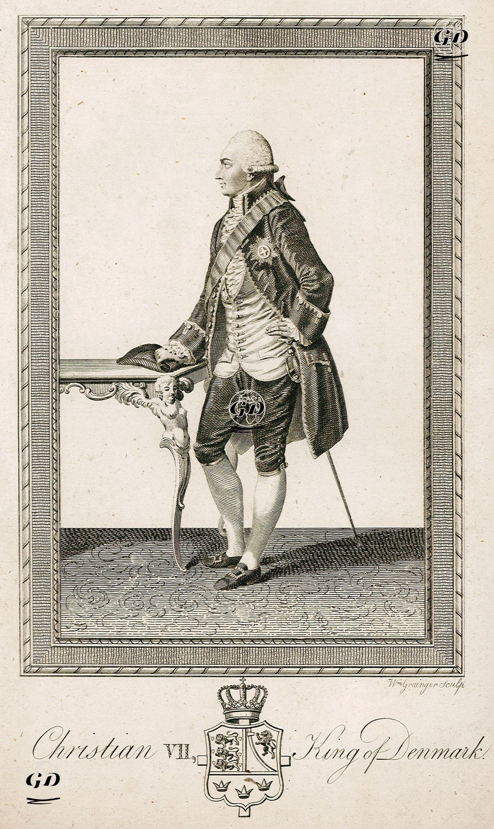 Danimarka Kralı VII.Christian -  - 1789