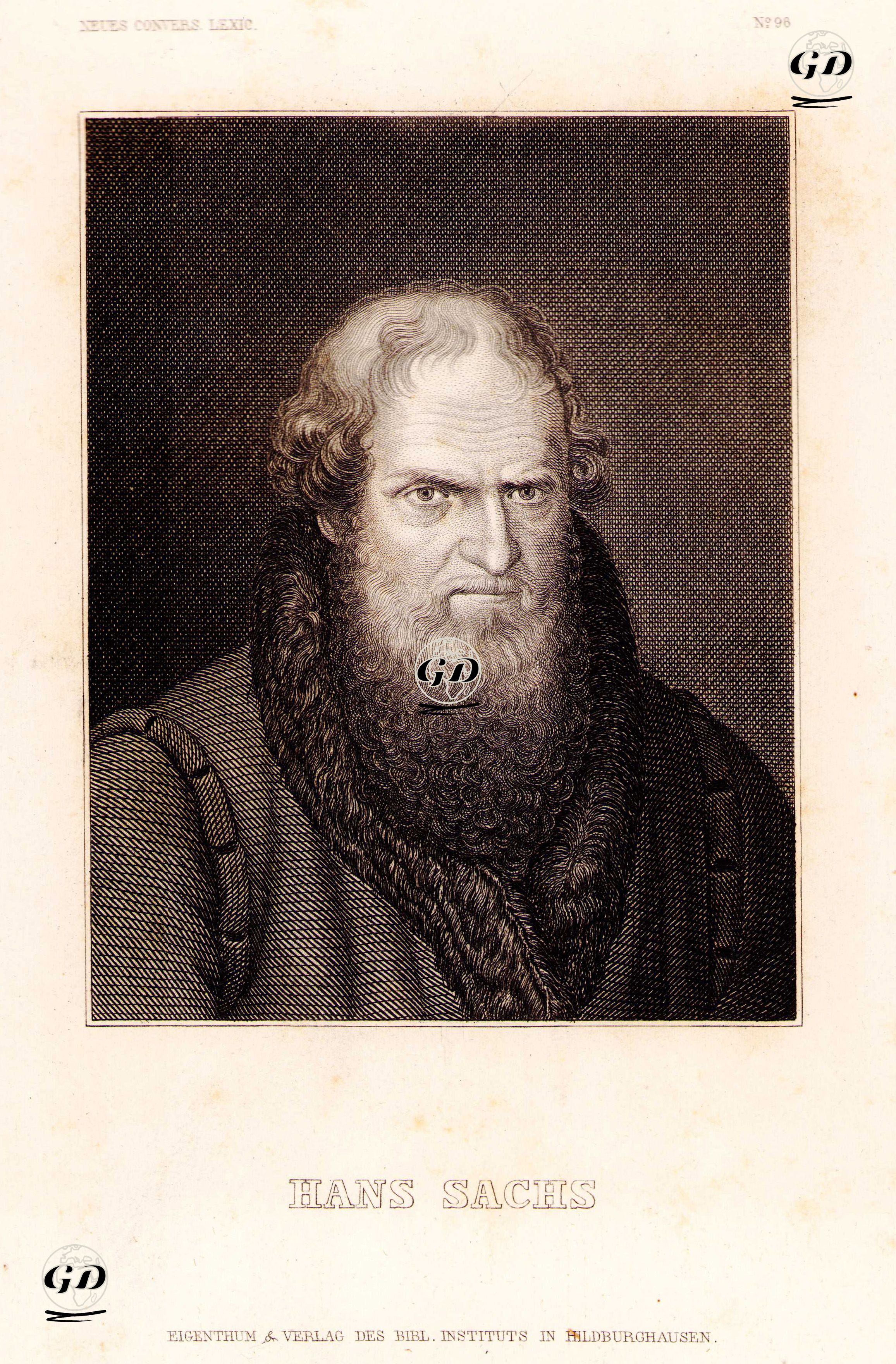 Şair Hans Sachs -  - 1859
