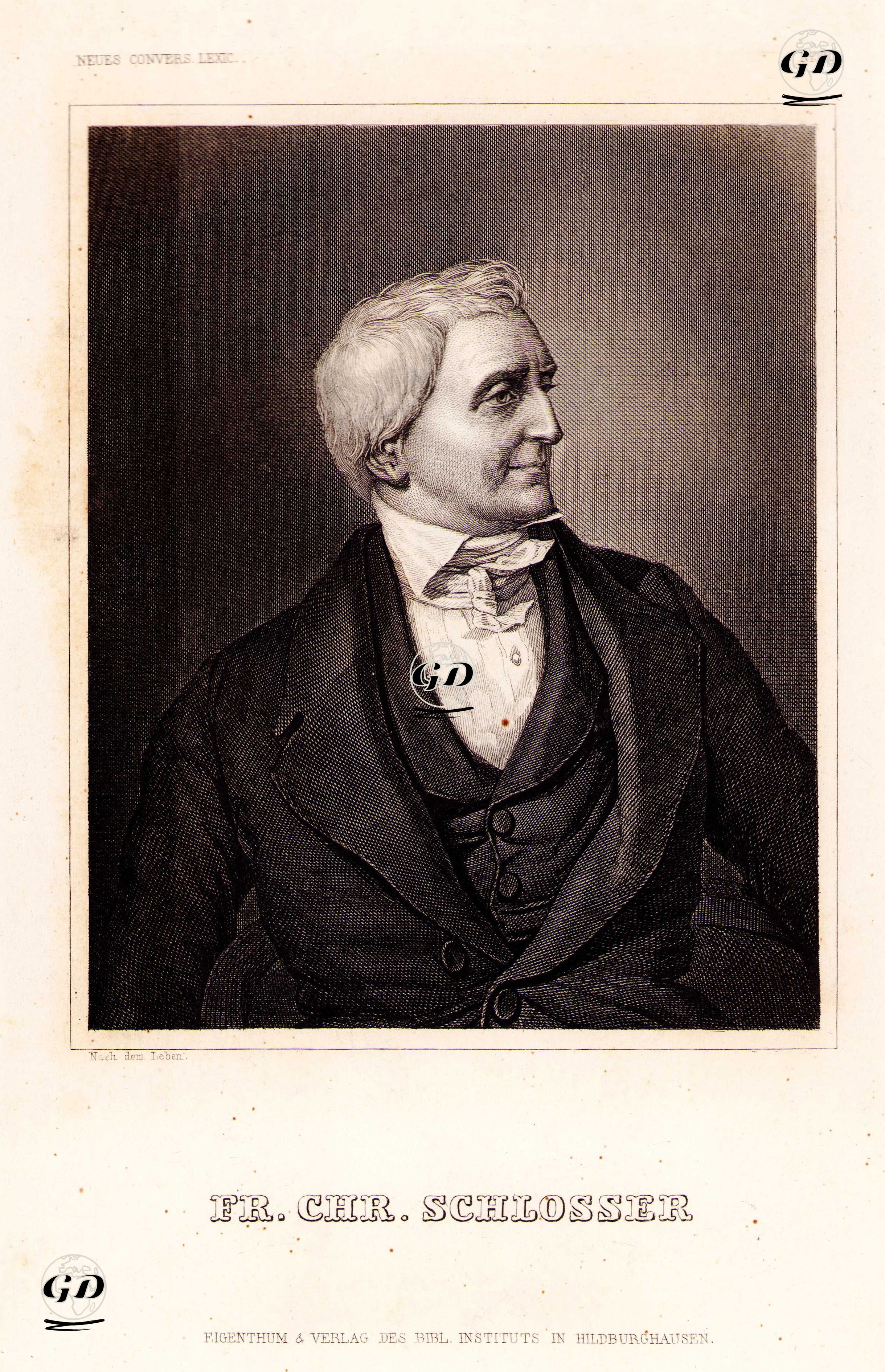 Friedrich Christoph Schlosser -  - 1859