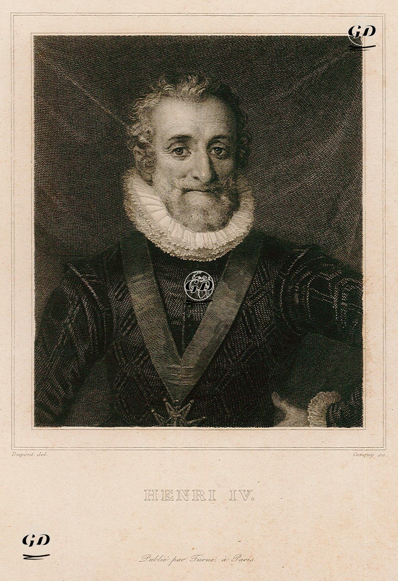Henri IV. - François-Léonard Dupont-Watteau (1756-1824) - 1840's
