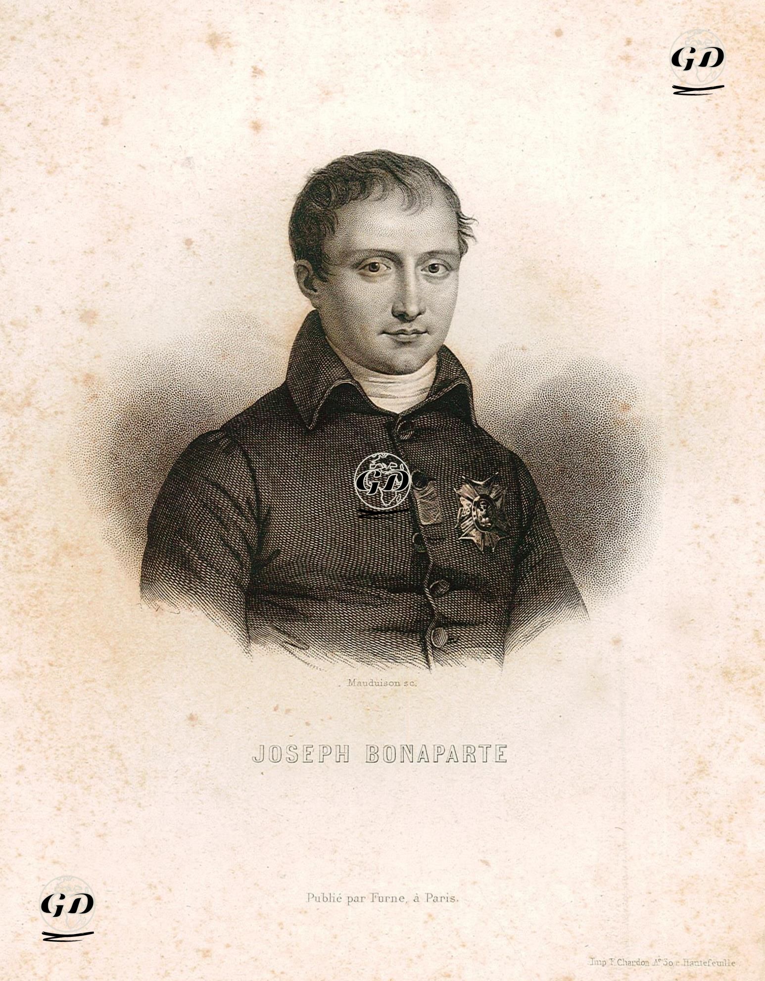 Napoli, Sicilya Ve İspanya Kralı Joseph Bonaparte -  - 1845