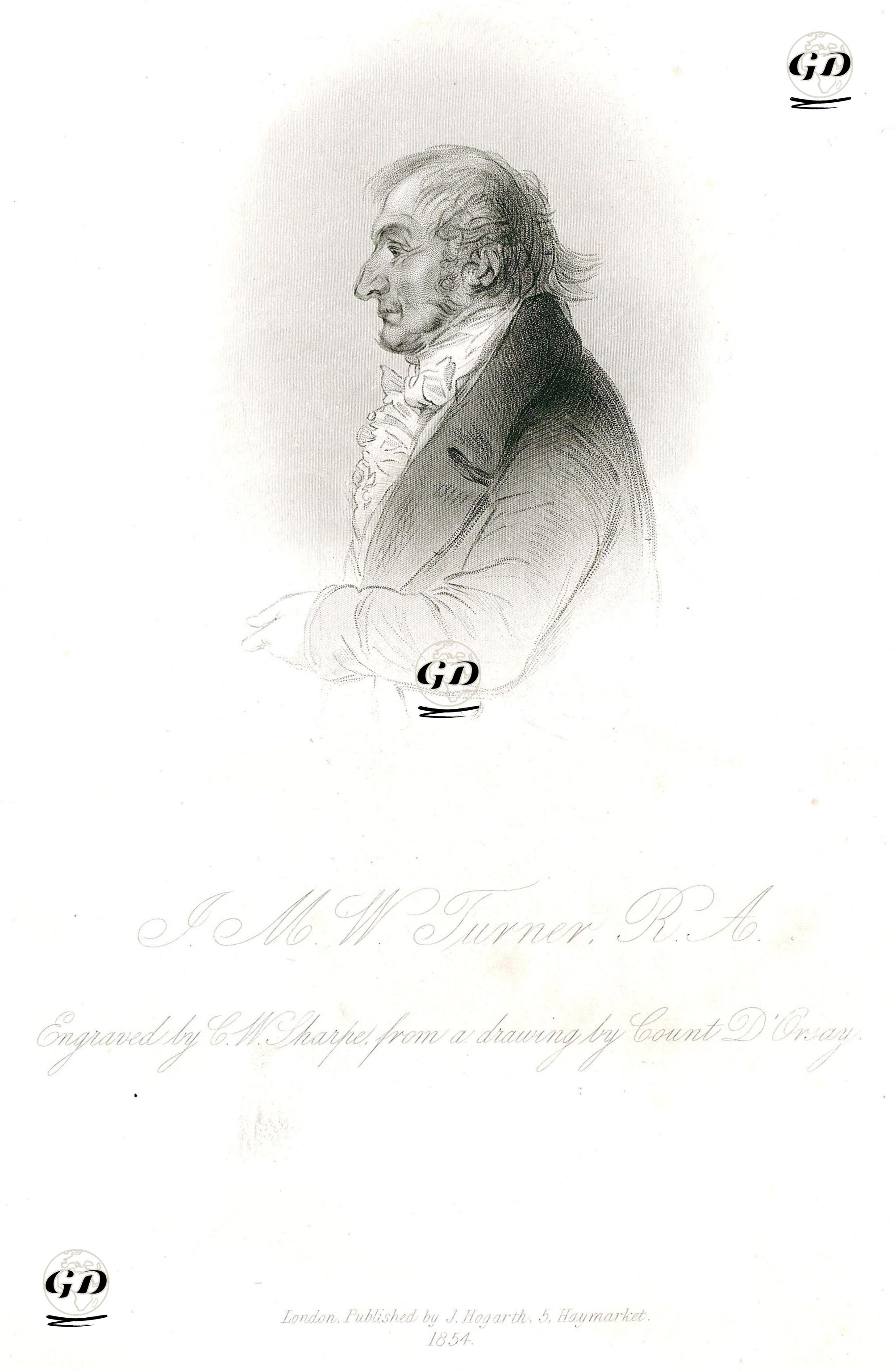 Joseph Mallord William Turner -  - 1870's