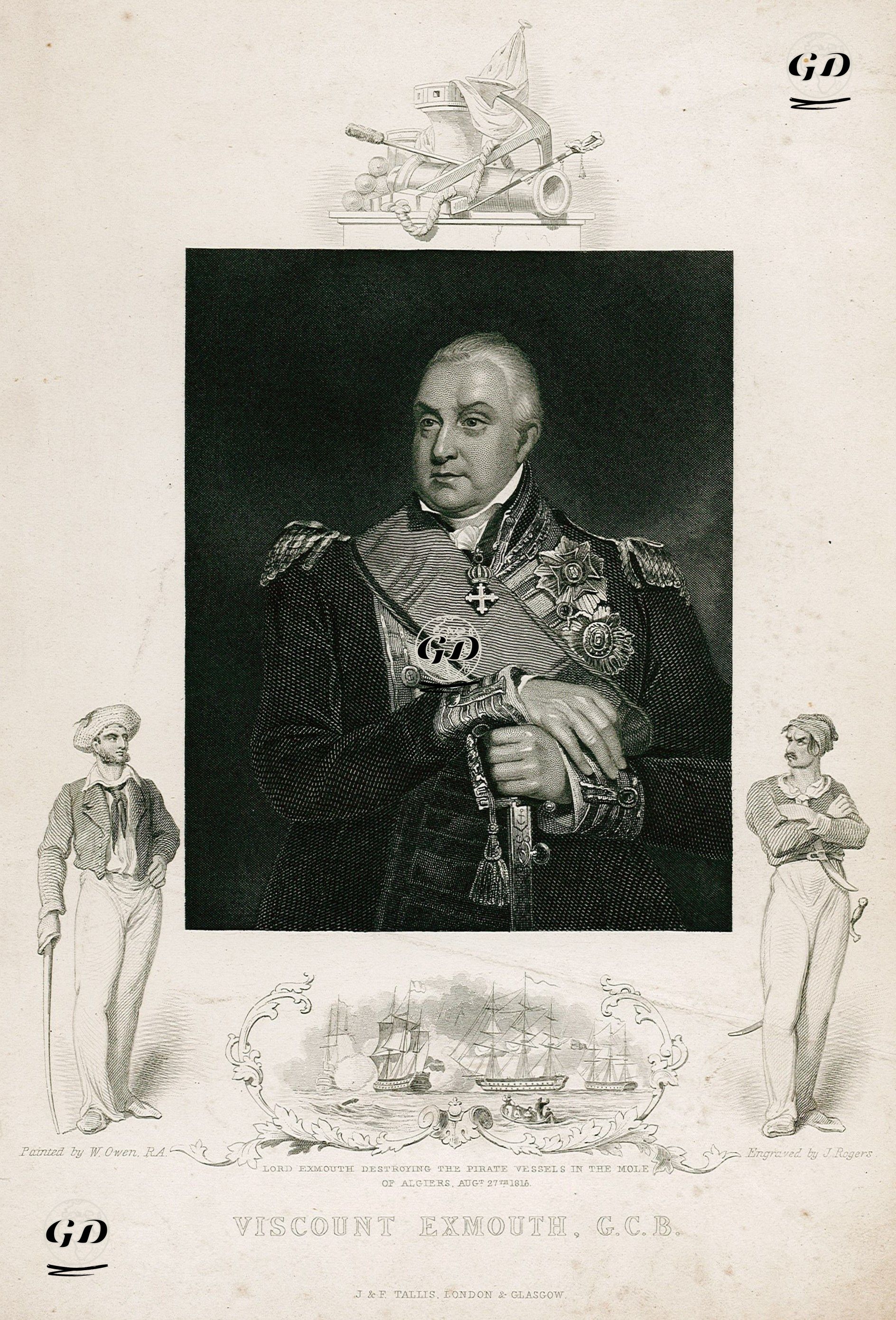 Amiral Edward Pellew - William Owen (1769-1825) - 1830's